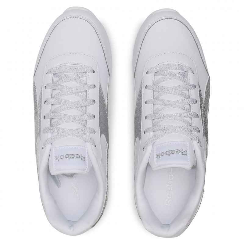 SCARPE SNEAKERS DONNA REEBOK ROYAL CLJOG FZ2944 ECO PELLE WHITE ORIGINAL PE 2021