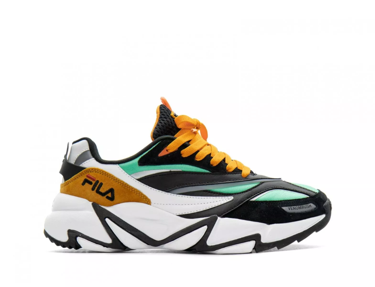 SCARPE SNEAKERS UOMO FILA RUSH CB 1011058 51S ECO PELLE ORANGE ORIGINALE PE