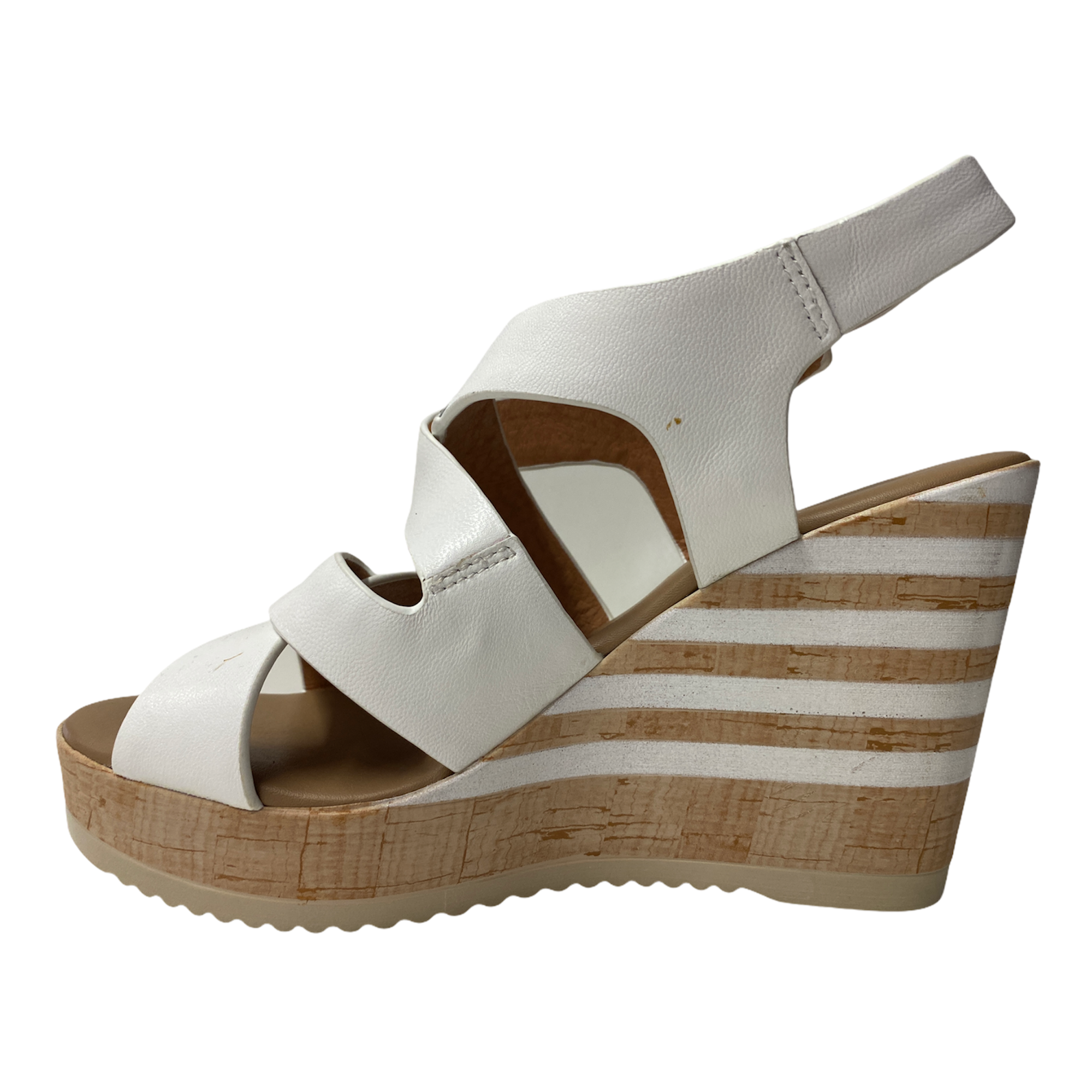 SCARPE SANDALO DONNA LAVORAZIONE ARTIGIANALE 55245 PELLE BIANCO ORIGINALE PE