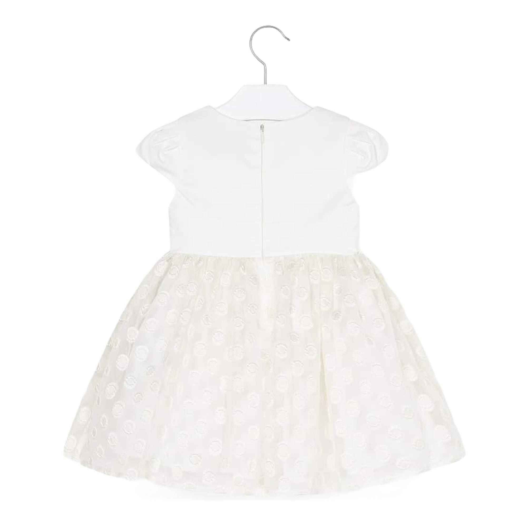 ABITO CERIMONIA VESTITO BAMBINA MAYORAL 3923 BIANCO ORIGINALE PE NEW