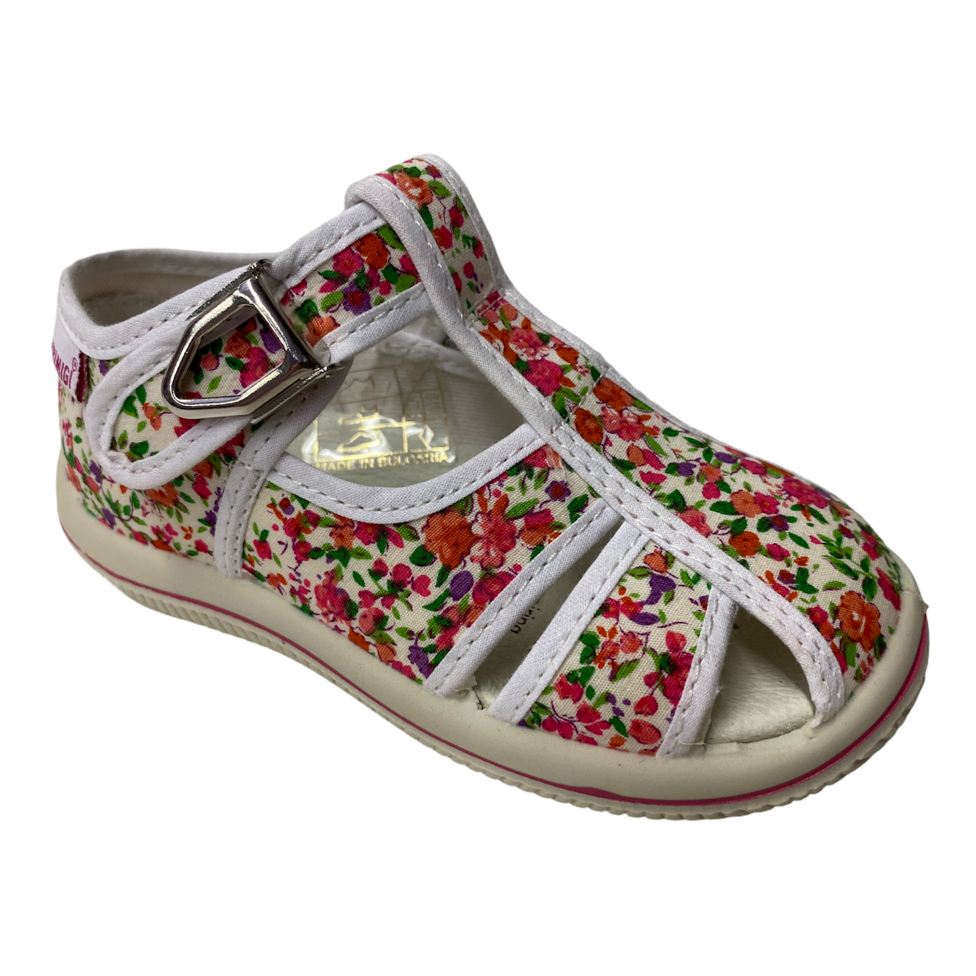 SCARPE SANDALO SANDALI BAMBINA PRIMIGI 75142 TESSUTO ROSA ORIGINALE PE