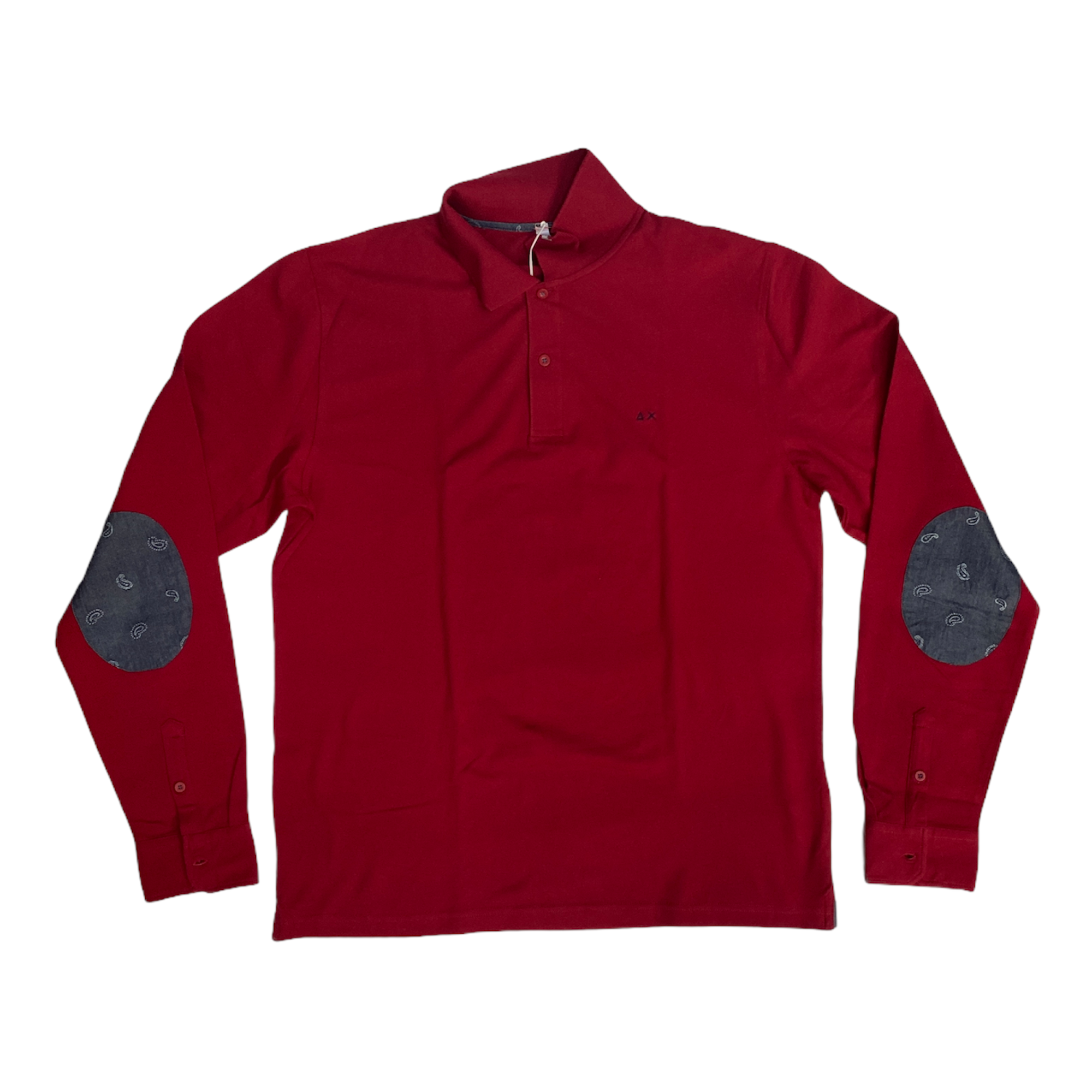 MAGLIA POLO MAGLIE UOMO SUN68 SUN 68 27112 COTONE ROSSO 35 ORIGINALE PE