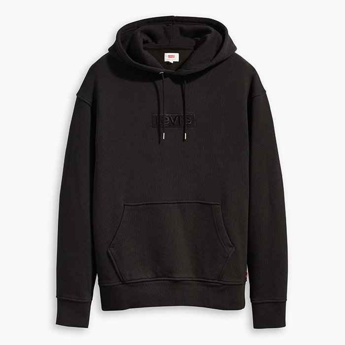 MAGLIA FELPA FELPE UOMO LEVIS LEVI S 72632 0012 COTONE NERO ORIGINALE PE