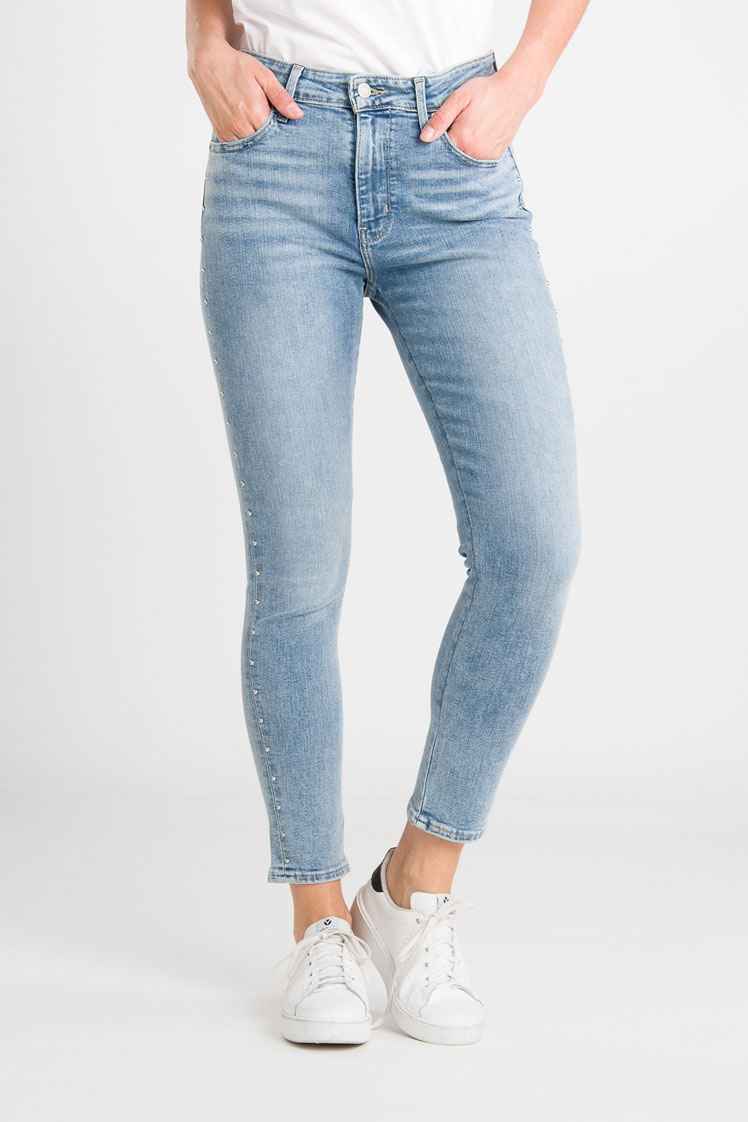 PANTALONE JEANS DONNA LEVIS LEVI S 721 22850 0056 COTONE BLU ORIGINALE PE
