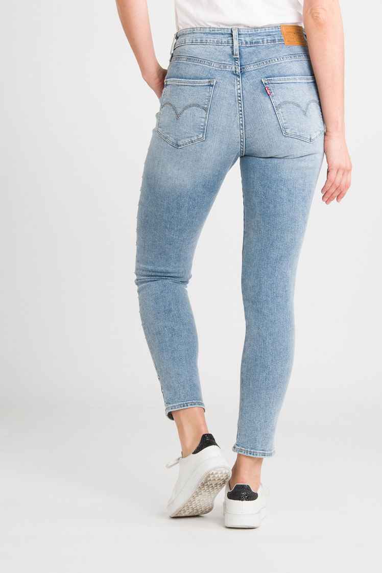 PANTALONE JEANS DONNA LEVIS LEVI S 721 22850 0056 COTONE BLU ORIGINALE PE