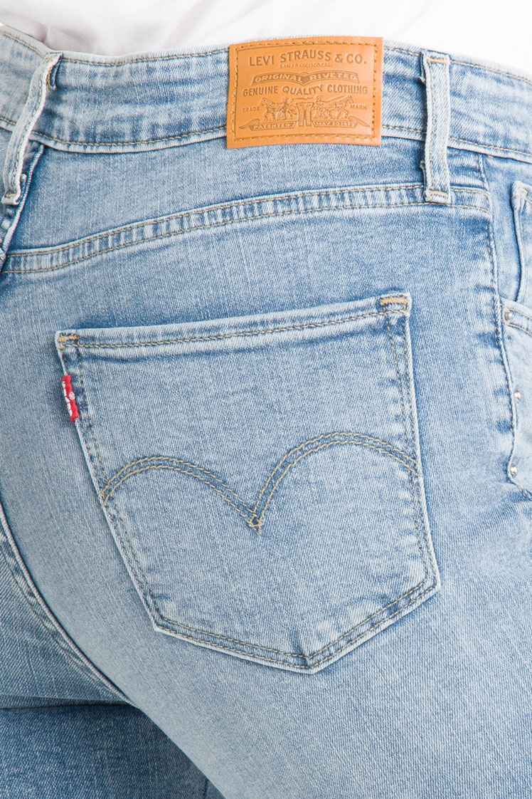 PANTALONE JEANS DONNA LEVIS LEVI S 721 22850 0056 COTONE BLU ORIGINALE PE