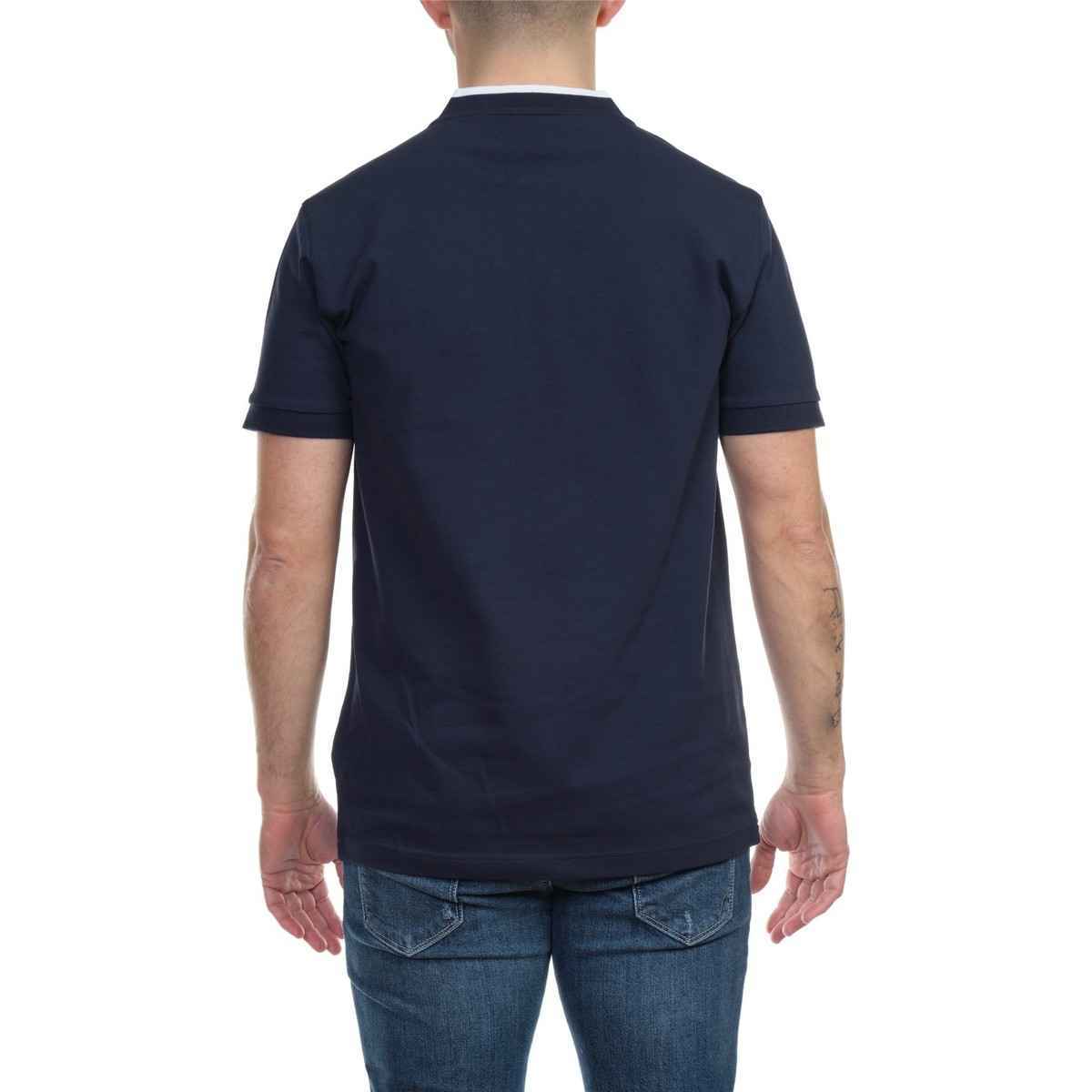 MAGLIA POLO T SHIRT UOMO SUN68 SUN 68 T31116 COTONE BLU 07 ORIGINALE PE 2021