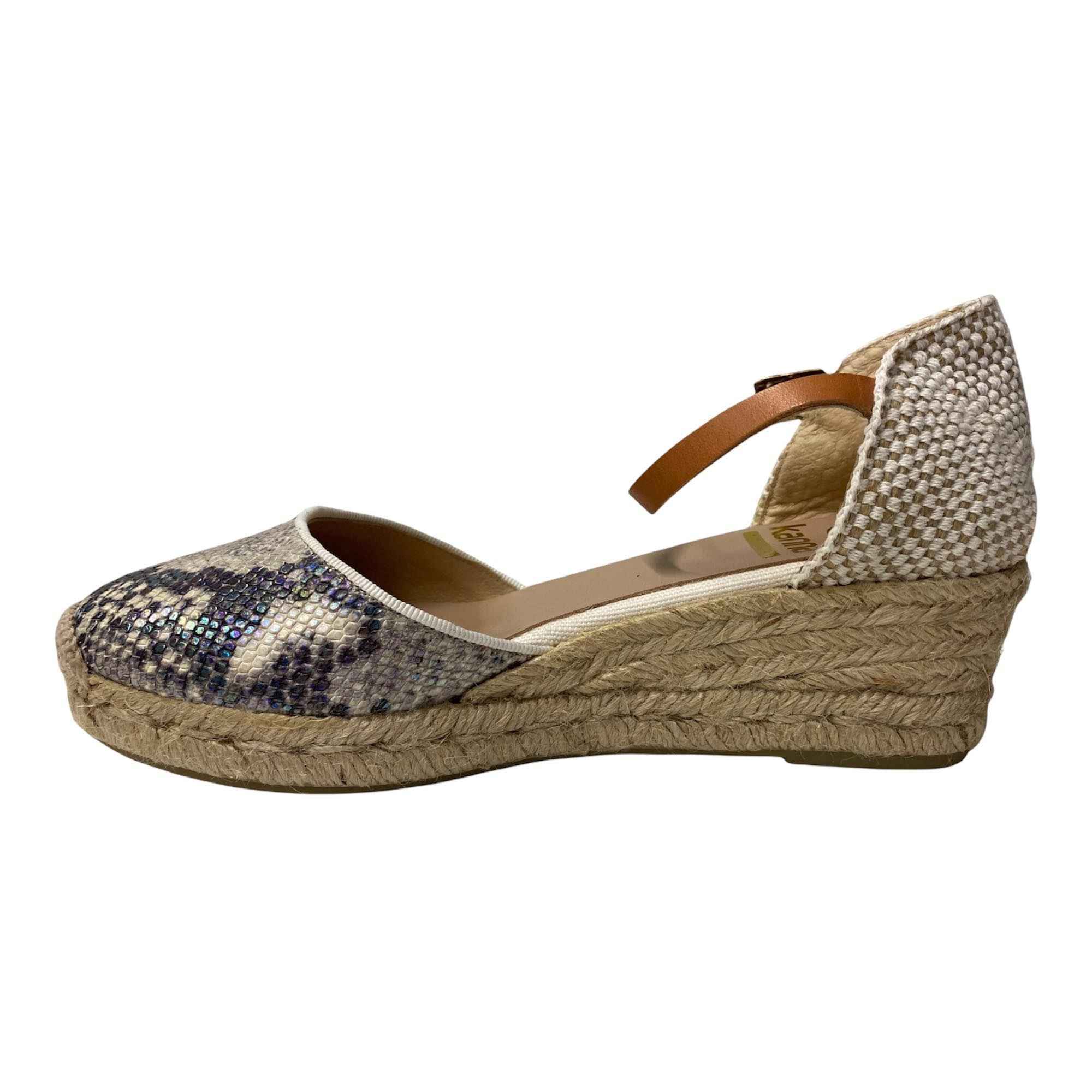 SCARPE SANDALO ZEPPA DONNA KANNA ELVIRA 20KV9434 PELLE 01 BEIGE ORIGINALE PE