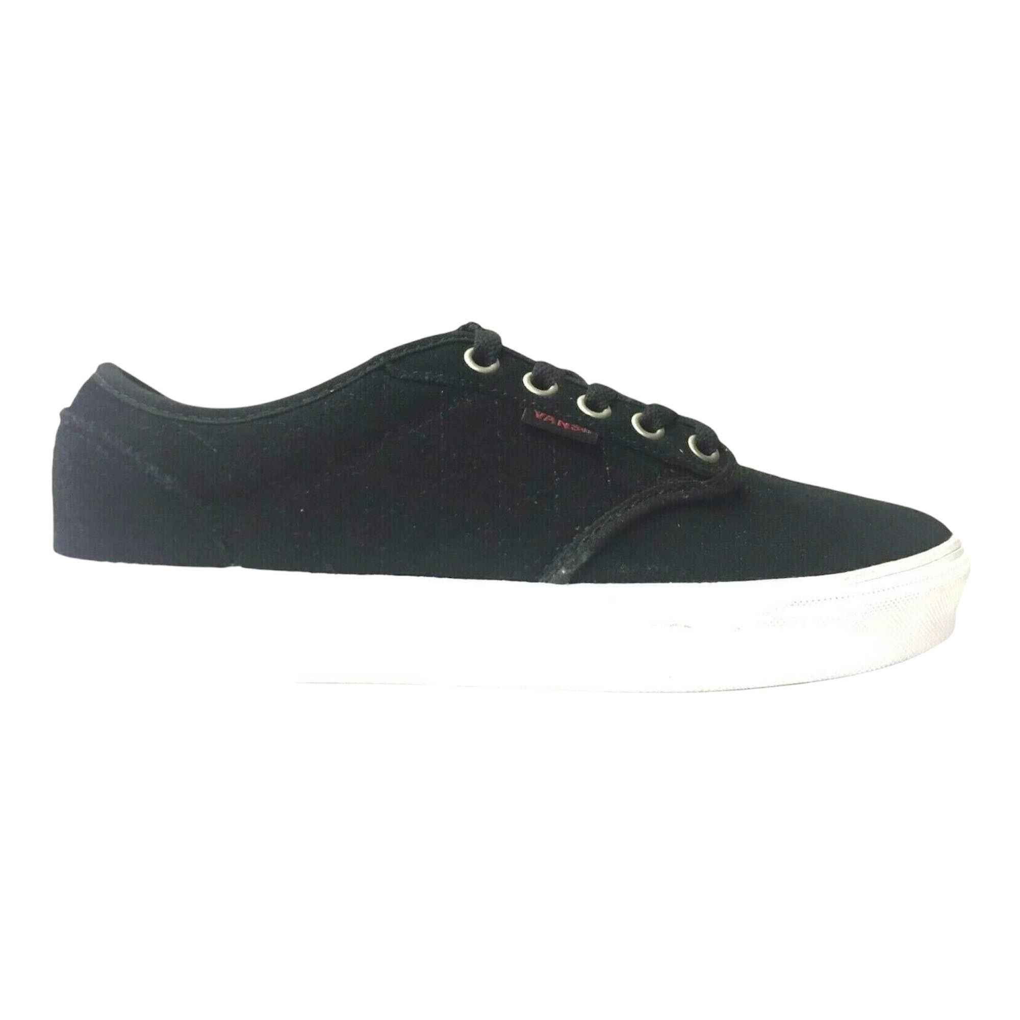 SCARPE SNEAKERS UOMO VANS VN0 15GGU7 ATWOOD BLACK PELLE ORIGINALE AI NUOVO