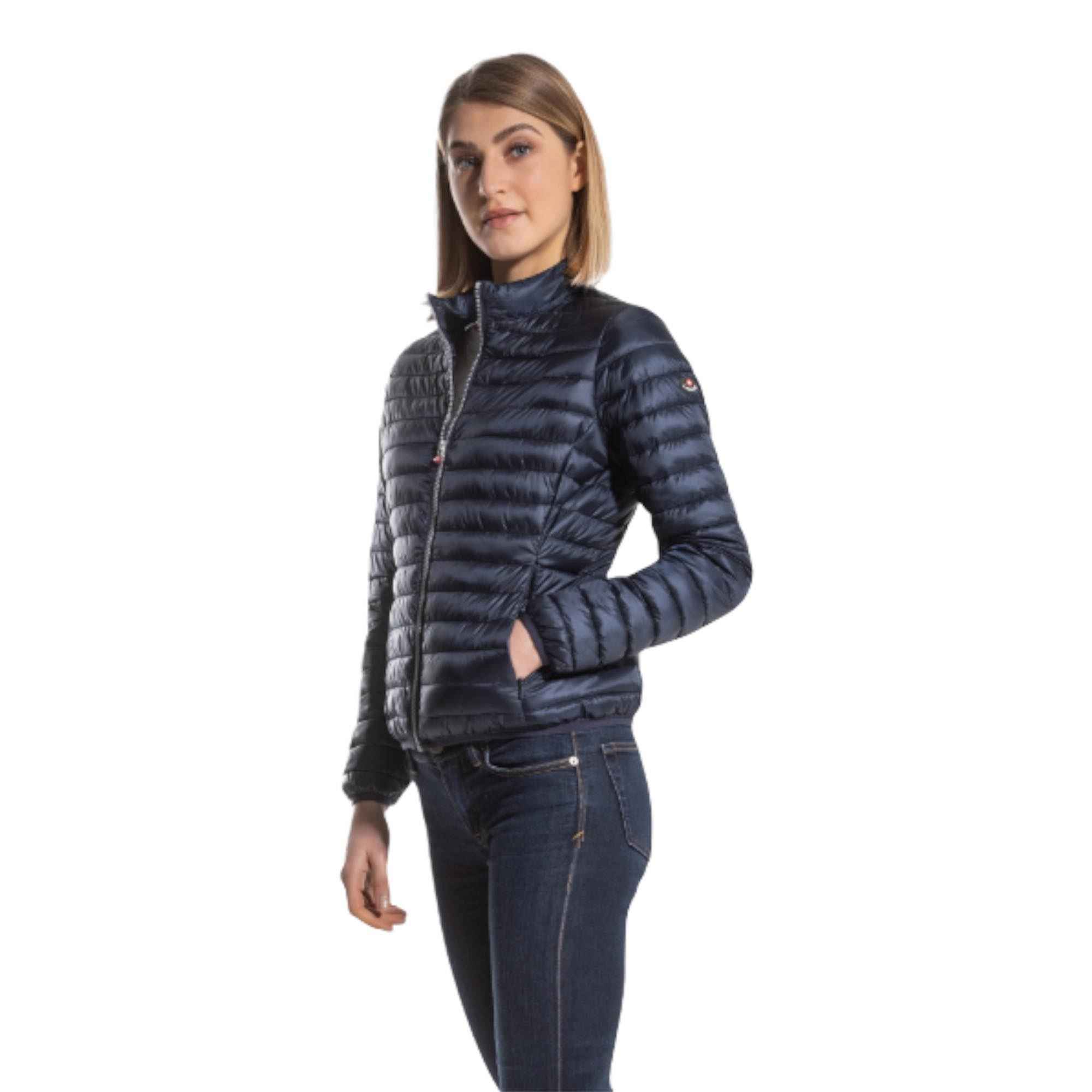 GIUBBINO PIUMINO DONNA CANADIENS JENNY CAE0196 0390 BLU ORIGINALE AI 2022