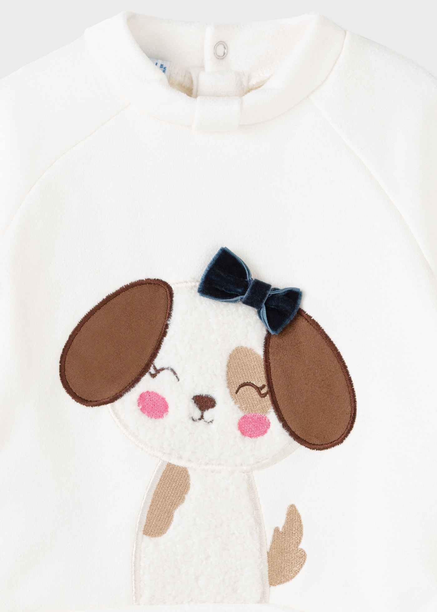 COMPLETO FELPA LEGGINGS BIMBA MAYORAL 2719 COTONE 78 BIANCO ORIGINALE AI 2022