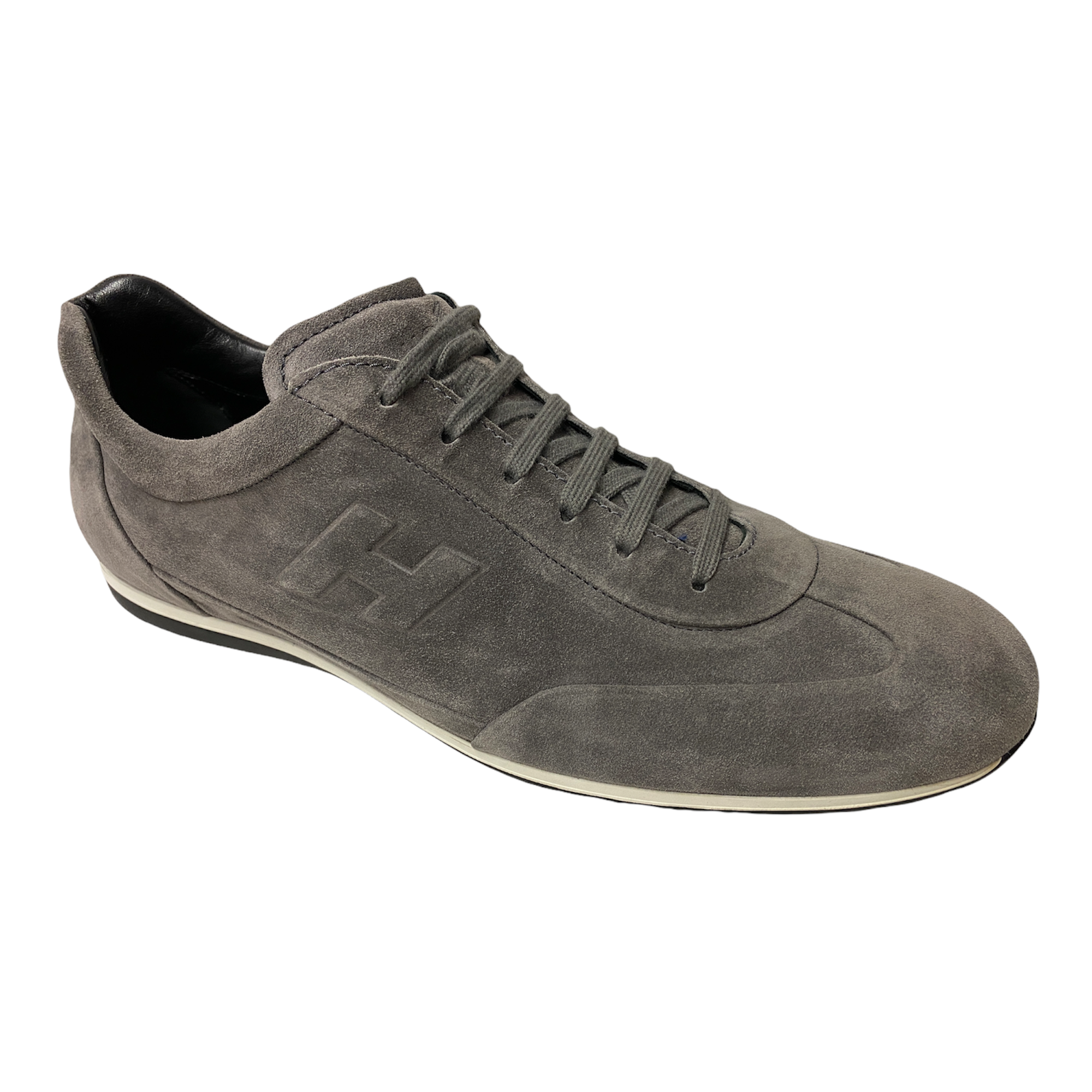 SCARPE SNEAKERS UOMO HOGAN LIGHT 160 HXM1600D950BYEB401 PELLE GREY ORIGINALE AI