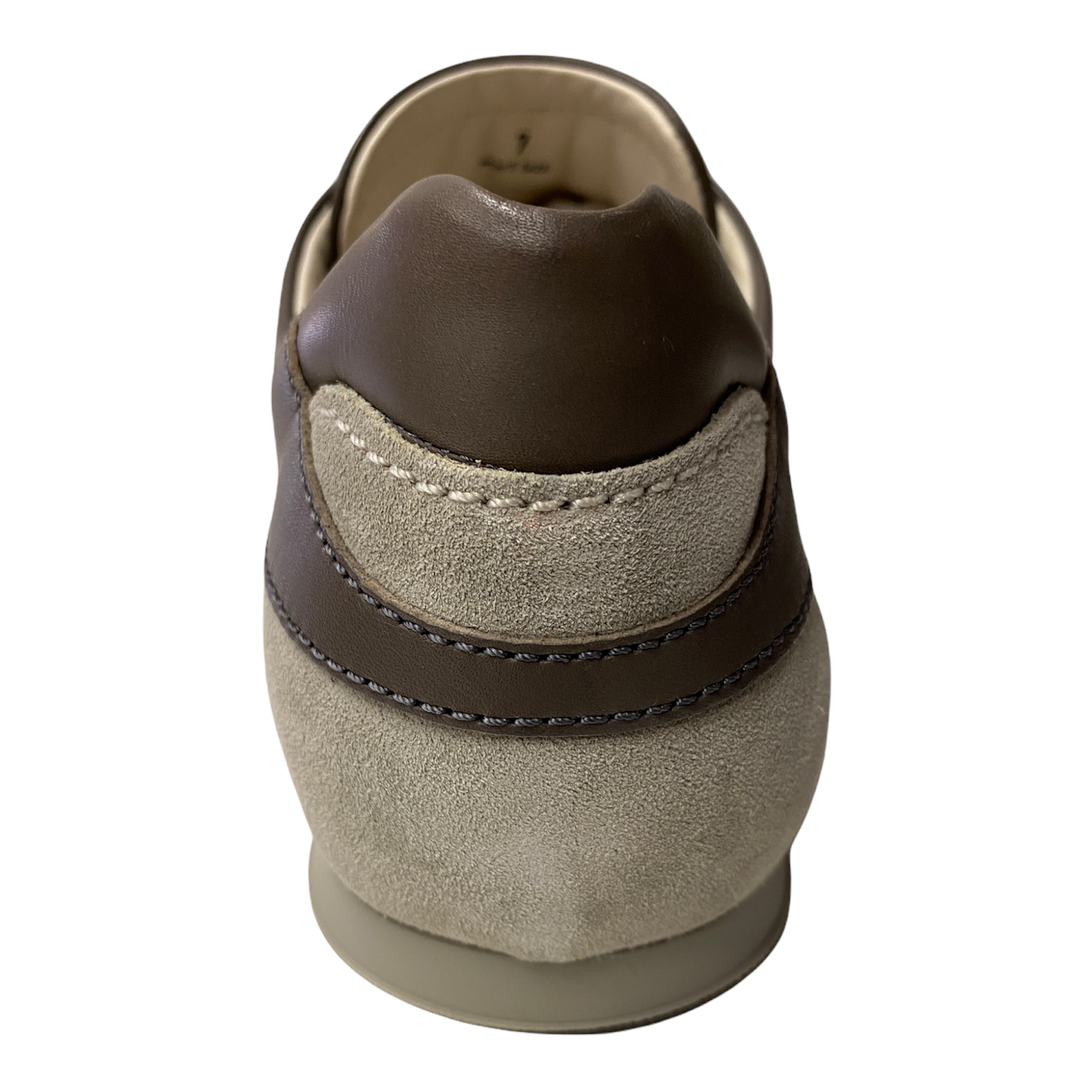 SCARPE SNEAKERS UOMO HOGAN OLYMPIA SLASH H VINTAGE PELLE GRIGIO ORIGINALE PE