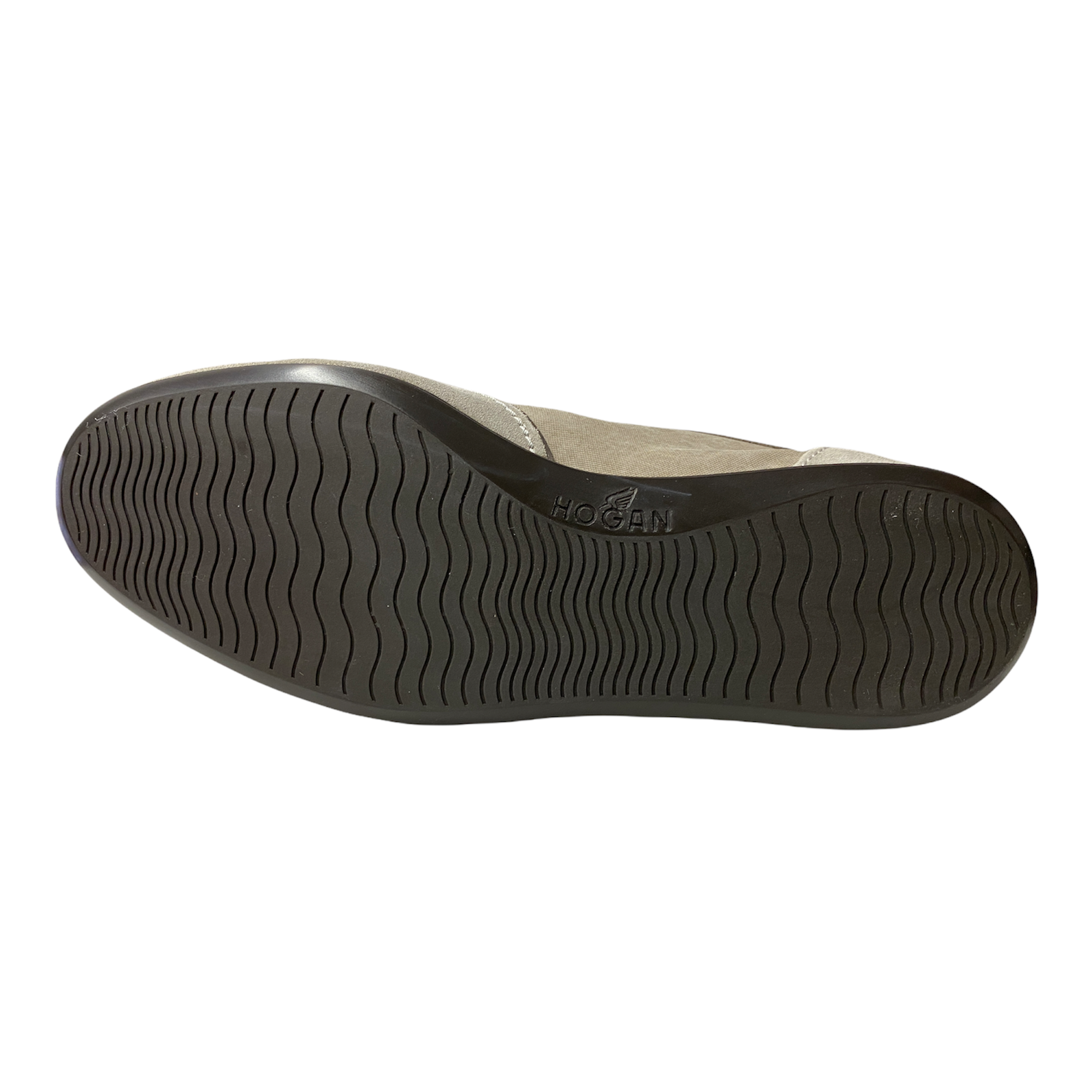 SCARPE SNEAKERS UOMO HOGAN OLYMPIA SLASH H VINTAGE PELLE GRIGIO ORIGINALE PE