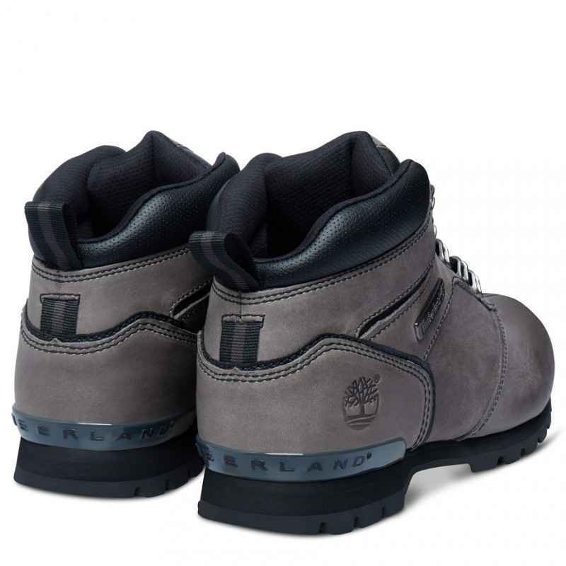 SCARPE SCARPONI UOMO TIMBERLAND SPLITROOK 2 A11VJ PELLE GRIGIO ORIGINALE AI