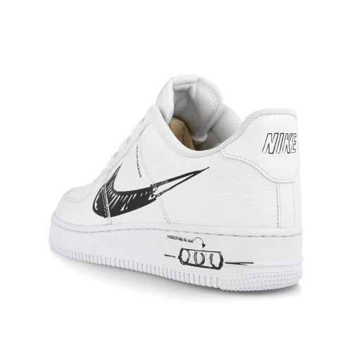 SCARPE SNEAKERS UOMO NIKE AIR FORCE 1 LV8 UTILITY CW7581 PELLE 101 ORIGINALE AI