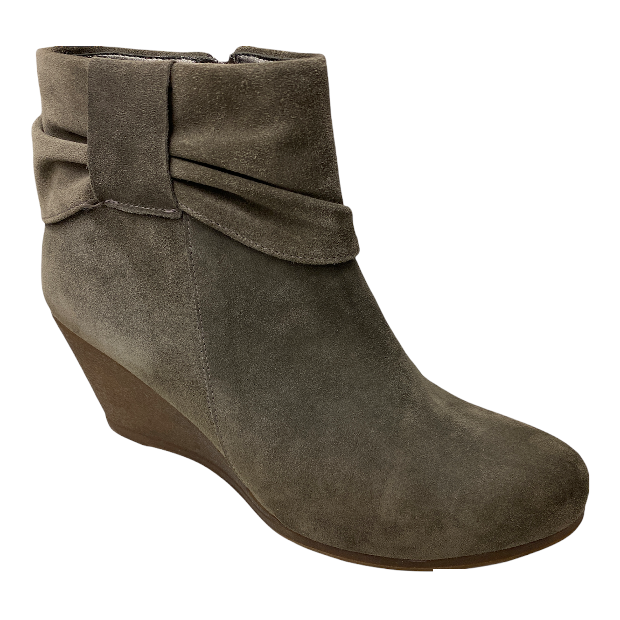 SCARPE TRONCHETTO ZEPPA DONNA GWEN 9005 PELLE TAUPE ORIGINALE AI