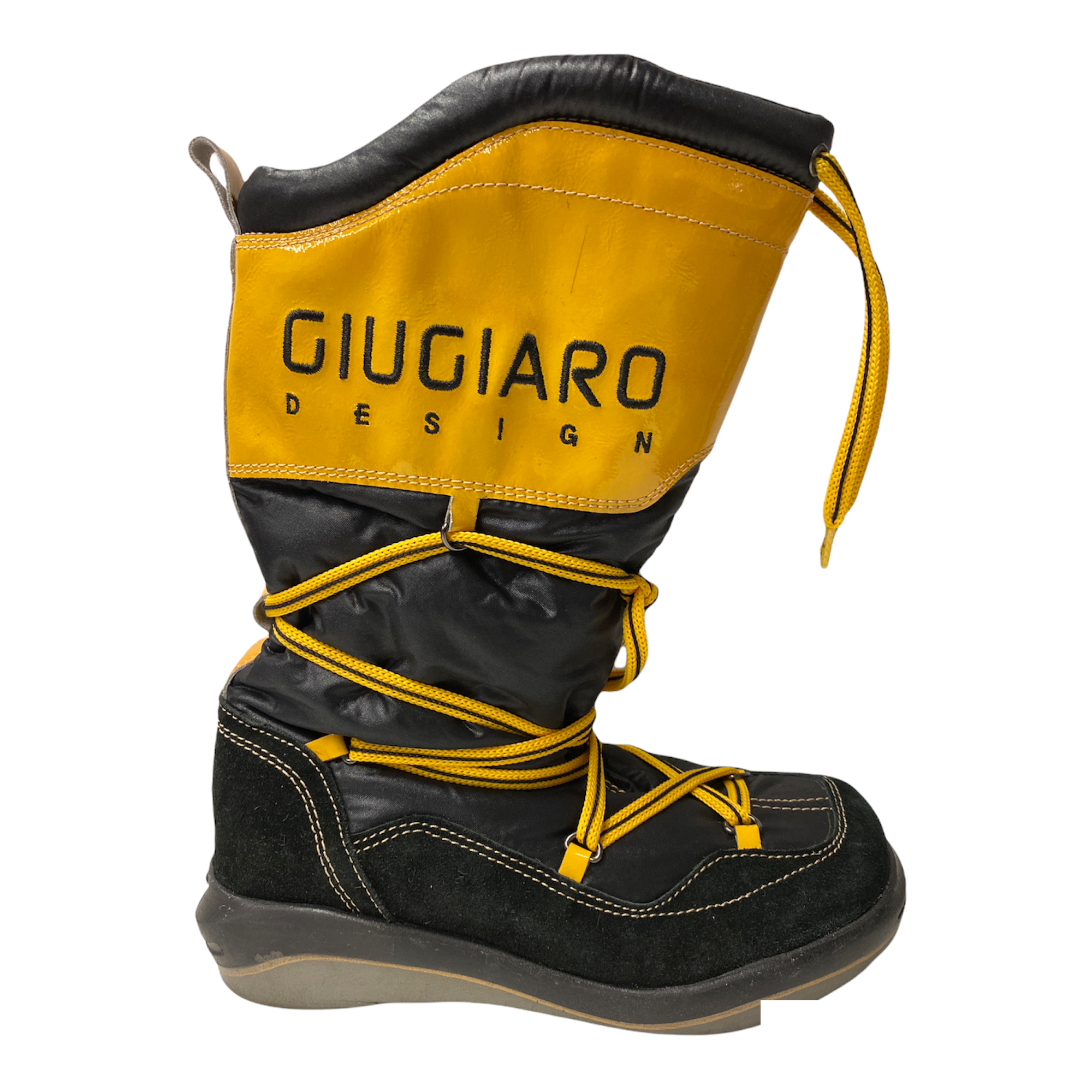 SCARPE STIVALI STIVALE BAMBINA GIUGIARO 877 PELLE GIALLO ORIGINALE AI