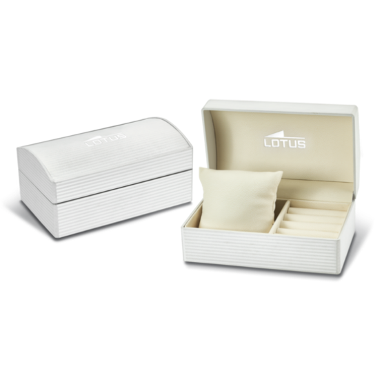 OROLOGIO TEMPO QUARZO DONNA LOTUS 18655 3 CASSA 32.5 NERO ACCIAIO ORIGINALE