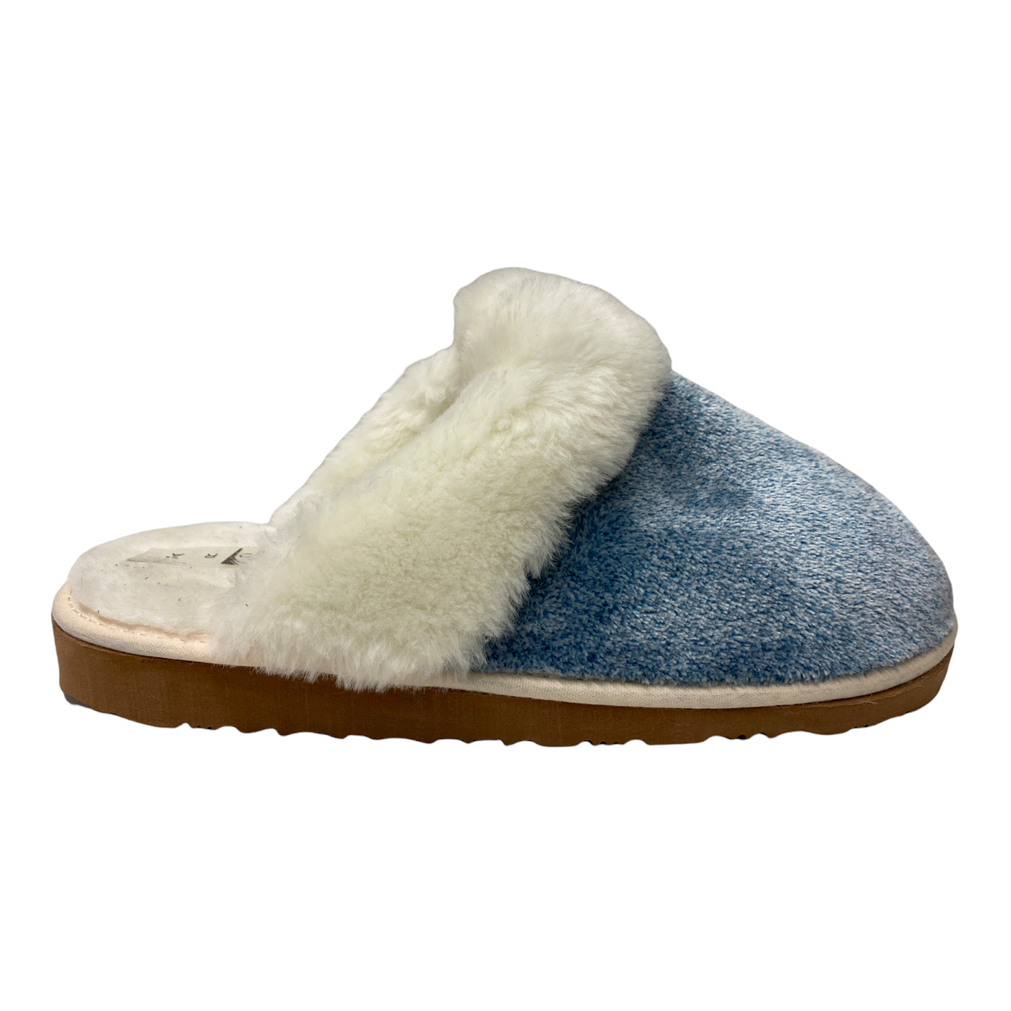 SCARPE PANTOFOLE CIABATTE DONNA AGORA AZ84 TESSUTO BLU ORIGINALE AI 2022