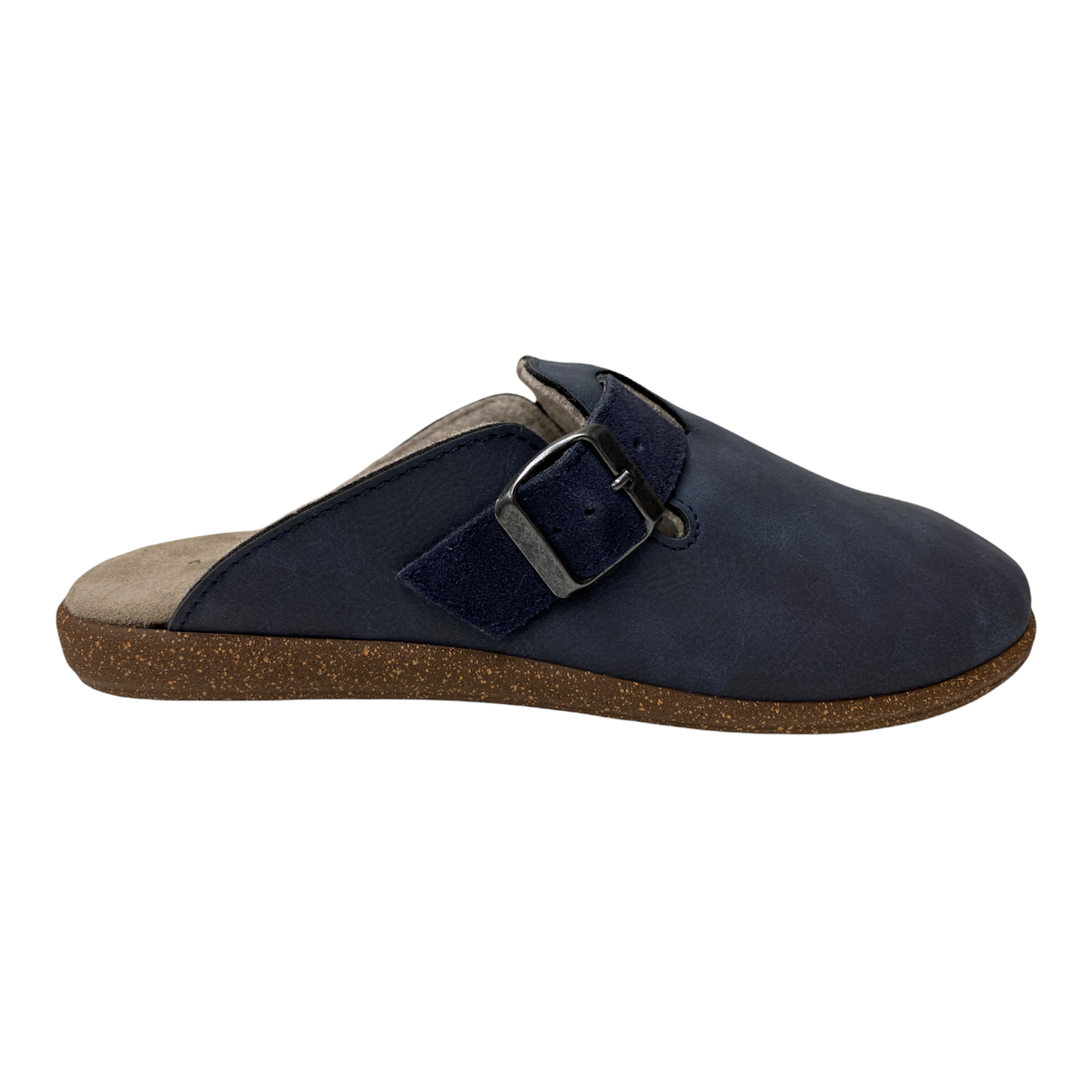 SCARPE PANTOFOLE CIABATTE UOMO AGORA 7003B ECO PELLE BLU ORIGINALE AI 2022