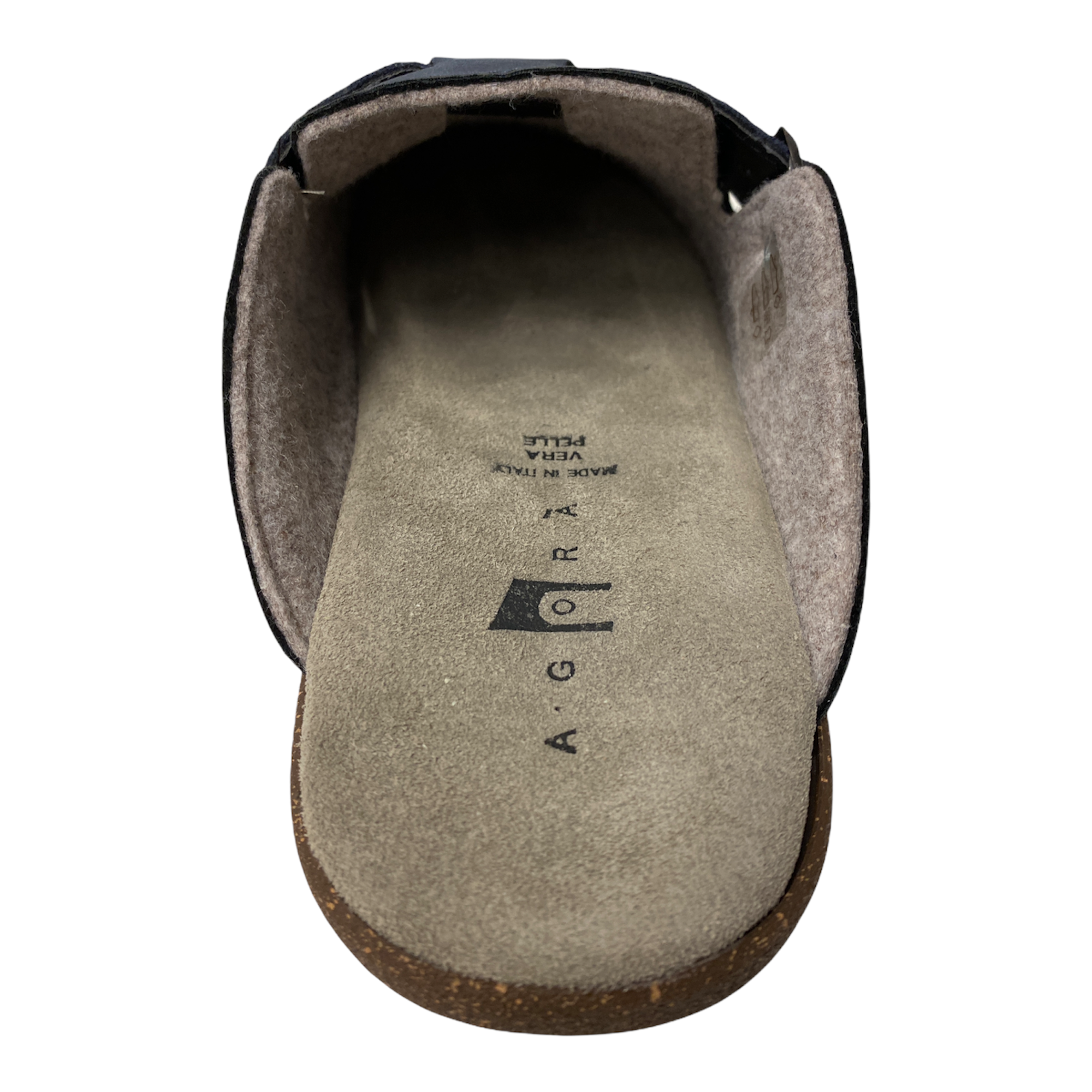 SCARPE PANTOFOLE CIABATTE UOMO AGORA 7003B ECO PELLE BLU ORIGINALE AI 2022