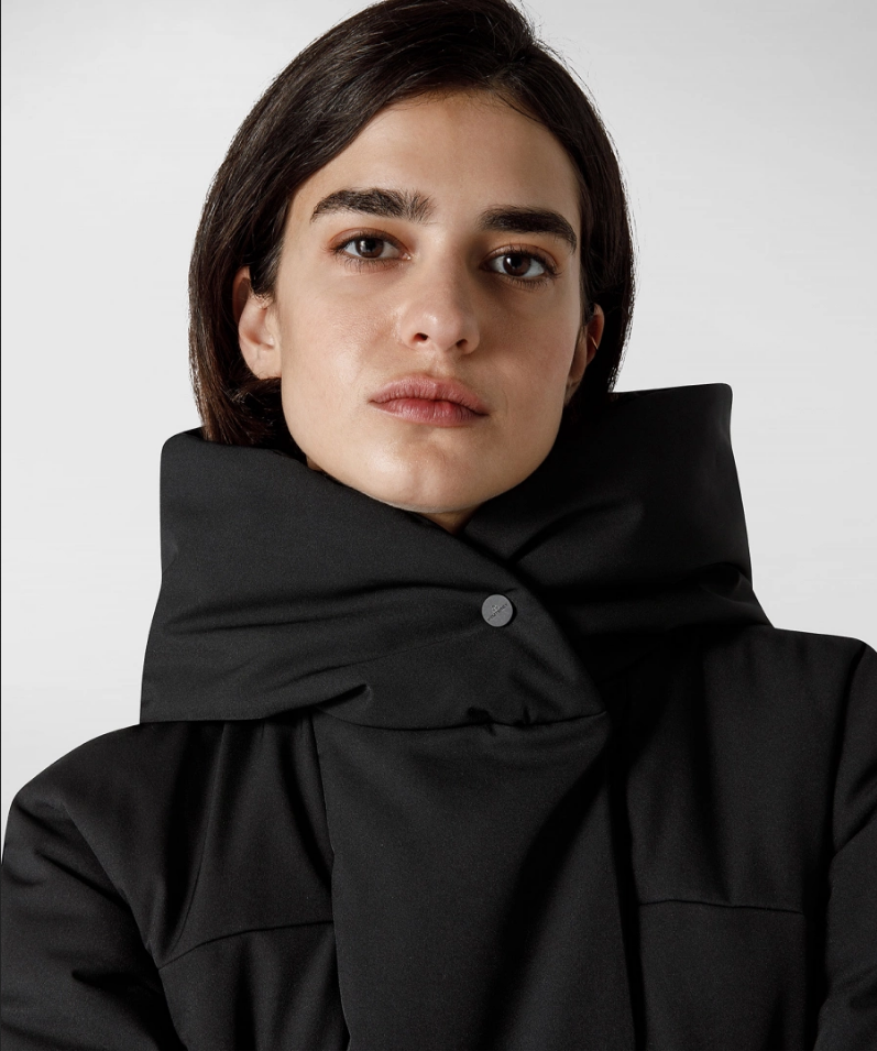 GIUBBOTTO PARKA DONNA PEUTEREY ENTERPRISE PED4049 01191710 NERO ORIGINAL AI 2022