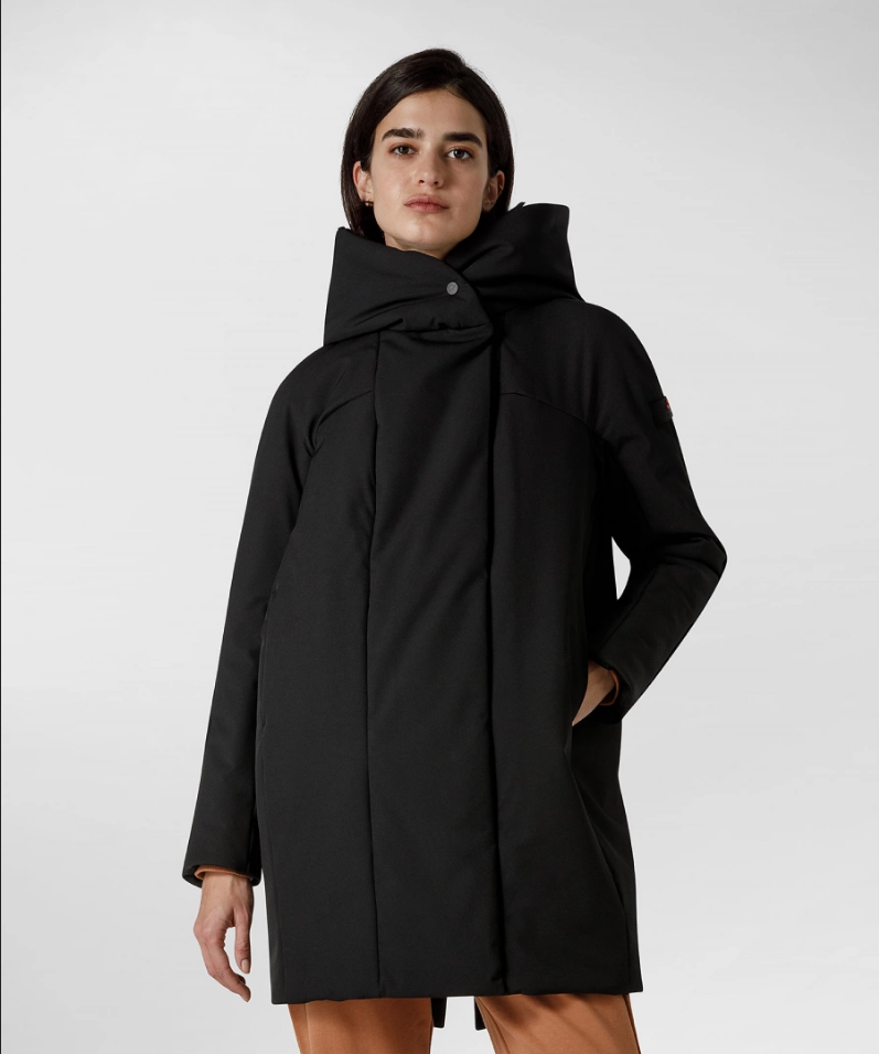 GIUBBOTTO PARKA DONNA PEUTEREY ENTERPRISE PED4049 01191710 NERO ORIGINAL AI 2022