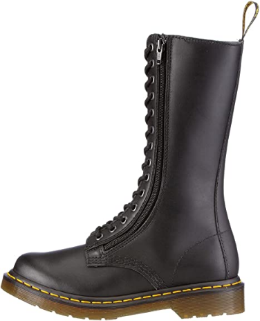 SCARPE STIVALI STIVALE DONNA DR MARTENS AS502 9733 IN9733Z PELLE NERO ORIGINALE