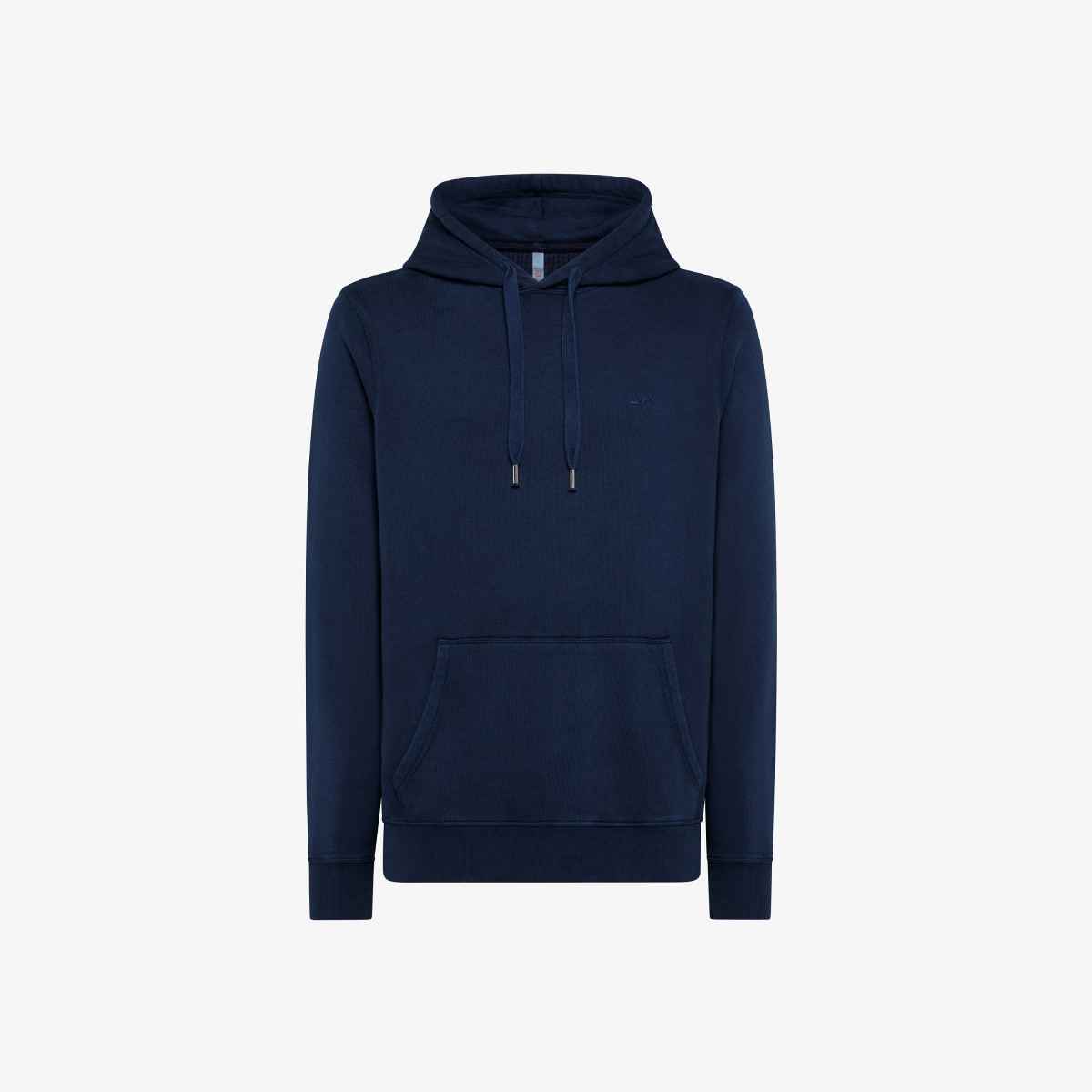 MAGLIA FELPA MAGLIE UOMO SUN68 GARMENTF41106 COTONE BLU ORIGINALE AI 2022