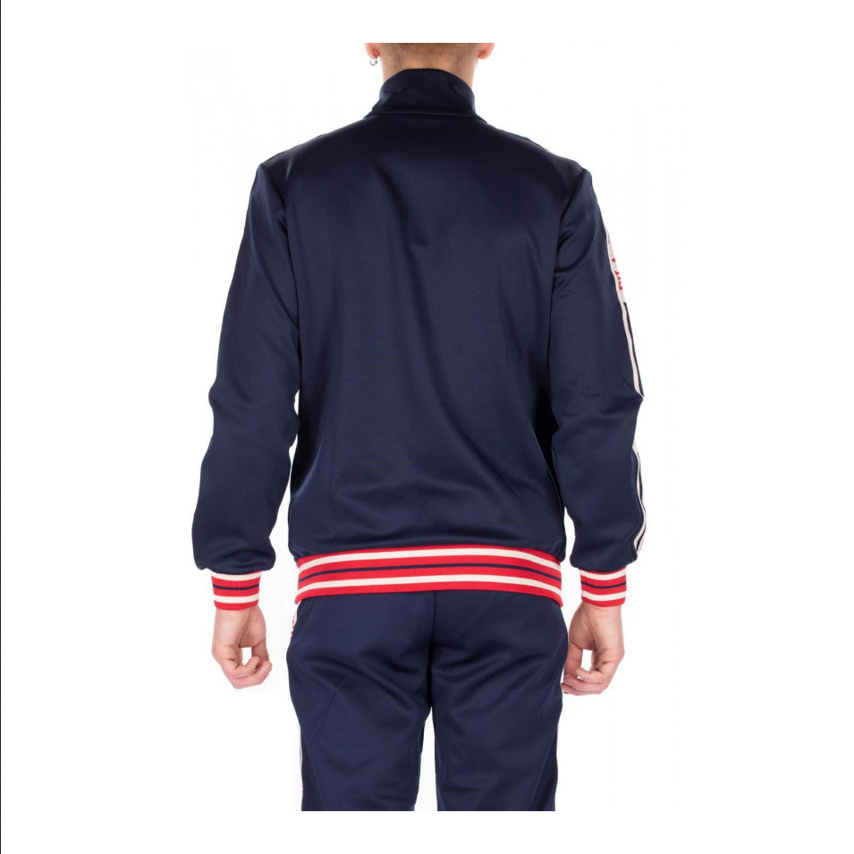 MAGLIA FELPA MAGLIE UOMO FILA LEFTY TRACK 687004 170 BLU ORIGINALE AI