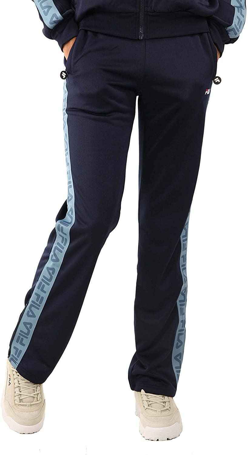 PANTALONE TUTA DONNA FILA THORA TRACK PANTS 682324 170 BLU ORIGINALE AI