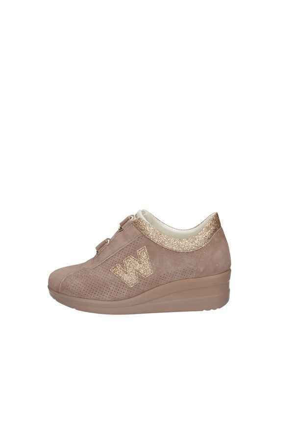 SCARPE SNEAKERS ZEPPA DONNA WALK MELLUSO HR20125 PELLE ROSA ORIGINALE PE