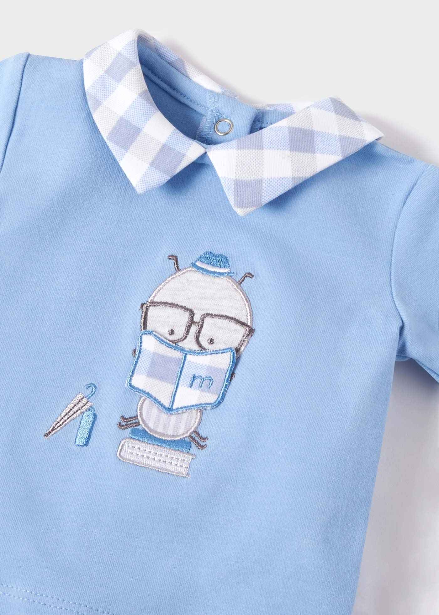 COMPLETO GHETTINA MAGLIA NEONATO MAYORAL 1594 70 BLU ORIGINALE PE 2022