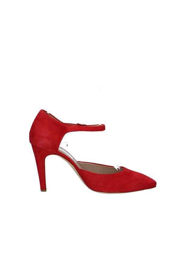 SCARPE DECOLTE SANDALO DONNA MELLUSO HE1606 PELLE ROSSO ORIGINALE PE NEW