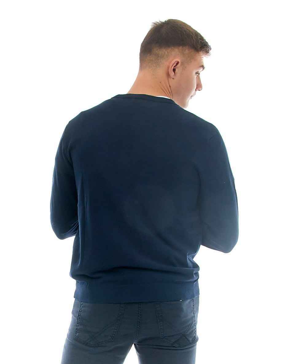 MAGLIA CARDIGAN MAGLIE UOMO SUN68 K32121 COTONE 07 BLU ORIGINALE PE 2022