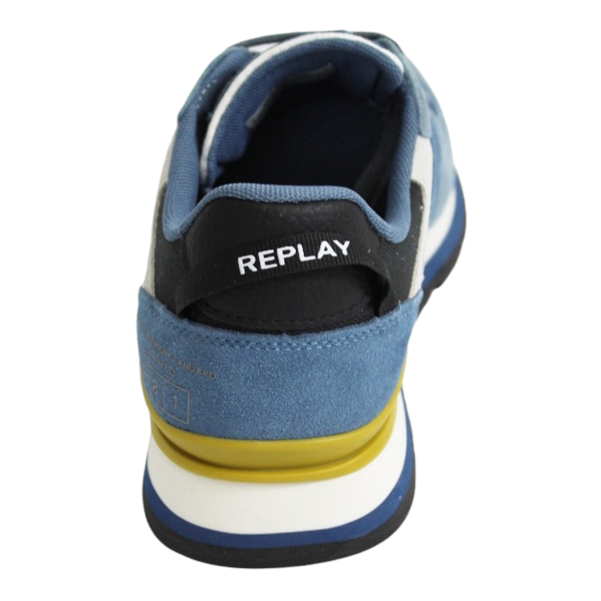 SCARPE SNEAKERS UOMO REPLAY ARTHUR RS680045L PELLE 0010 BLU ORIGINALE PE 2022