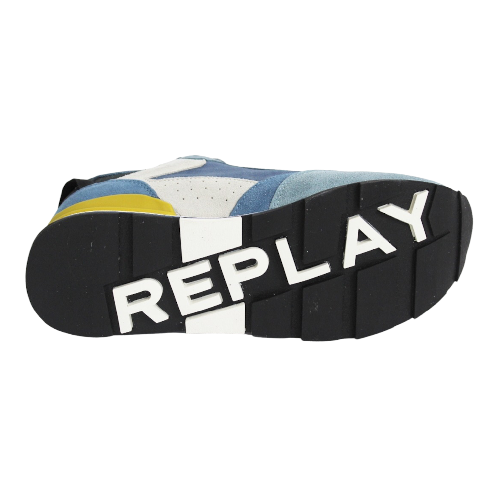 SCARPE SNEAKERS UOMO REPLAY ARTHUR RS680045L PELLE 0010 BLU ORIGINALE PE 2022