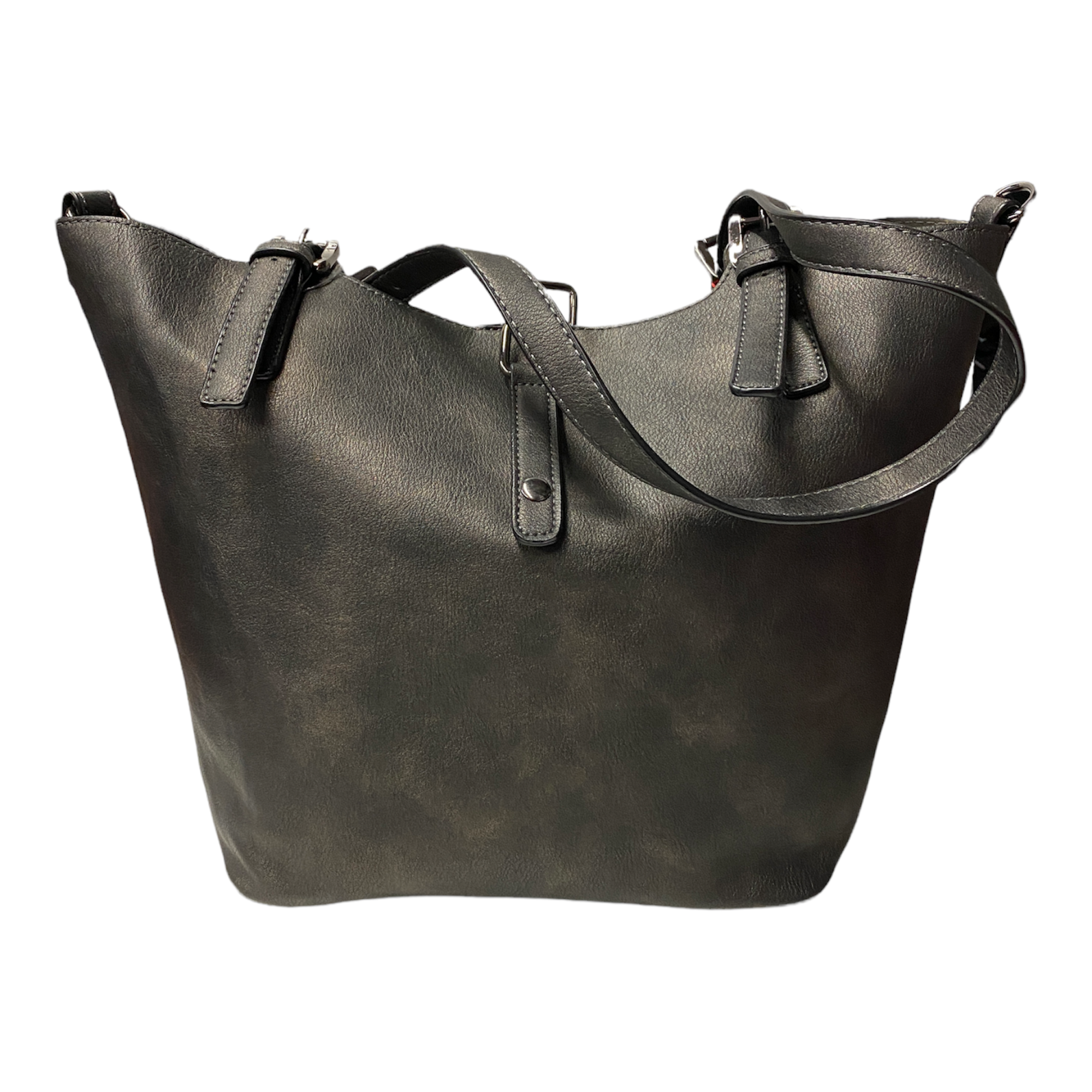 BORSA BORSE DONNA PIERRE CARDIN 91003 IZA148 ECO PELLE GRIGIO ORIGINALE AI