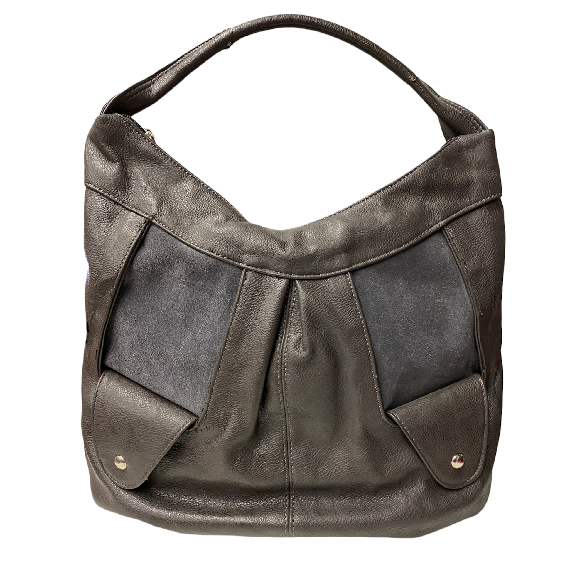 BORSA BORSE DONNA FUBU 363 ECO PELLE GRIGIO ORIGINALE AI