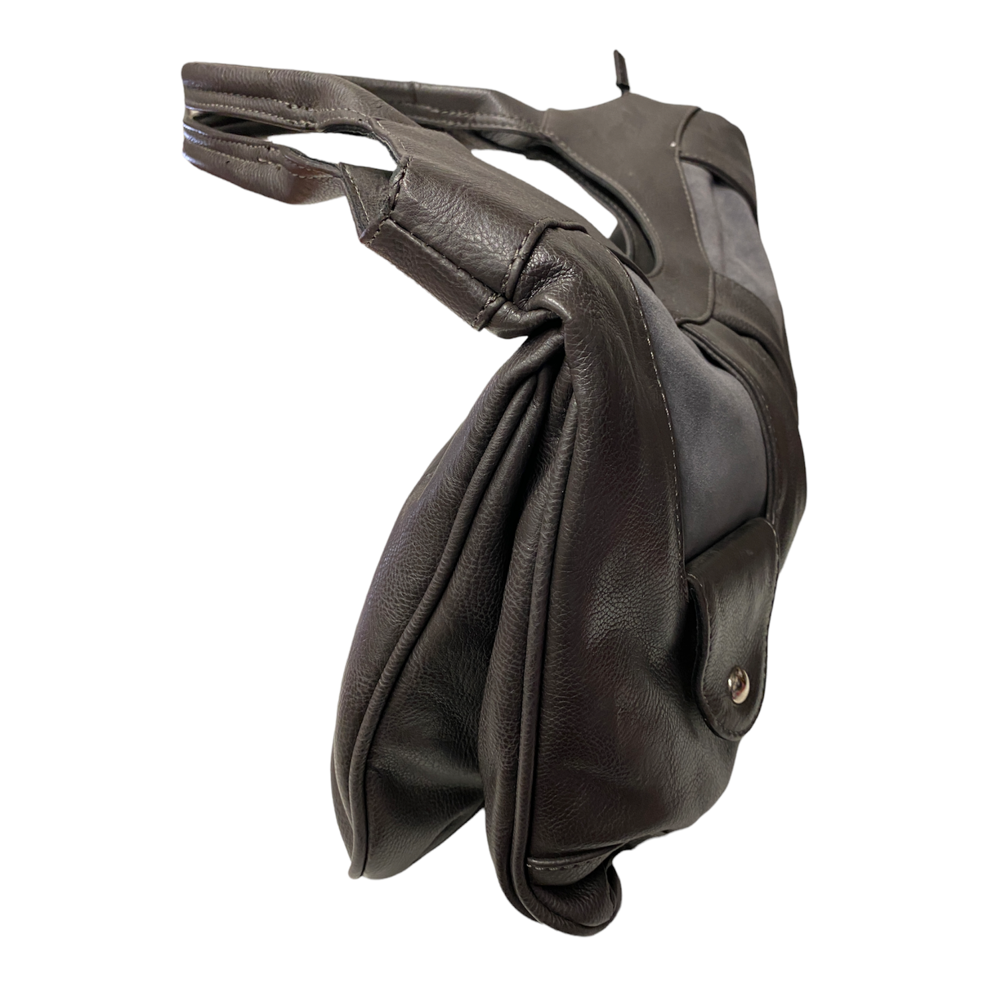 BORSA BORSE DONNA FUBU 360 ECO PELLE GRIGIO ORIGINALE AI