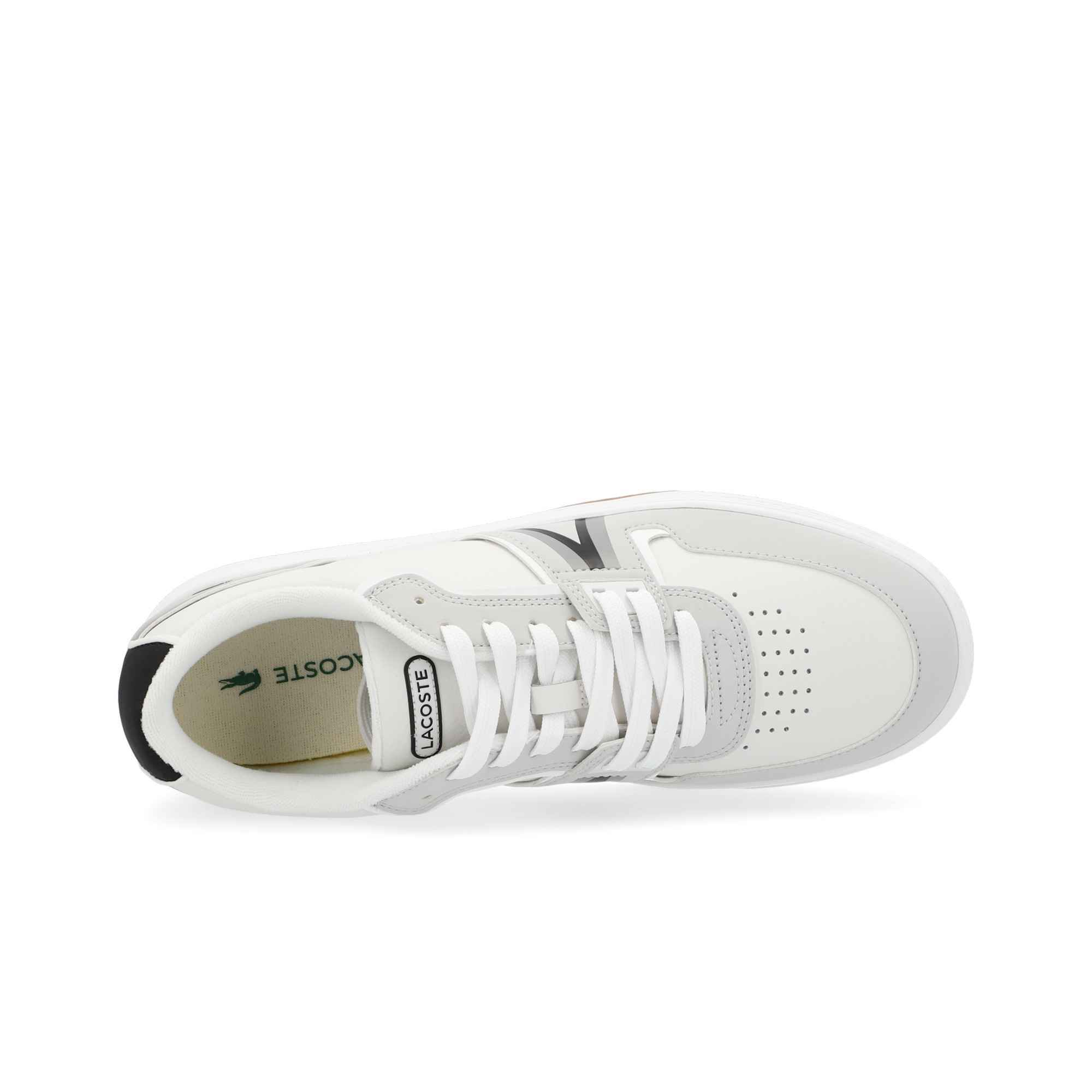 SCARPE SNEAKERS UOMO LACOSTE L001 0722 2 SMA PELLE BIANCO ORIGINALE PE 2022