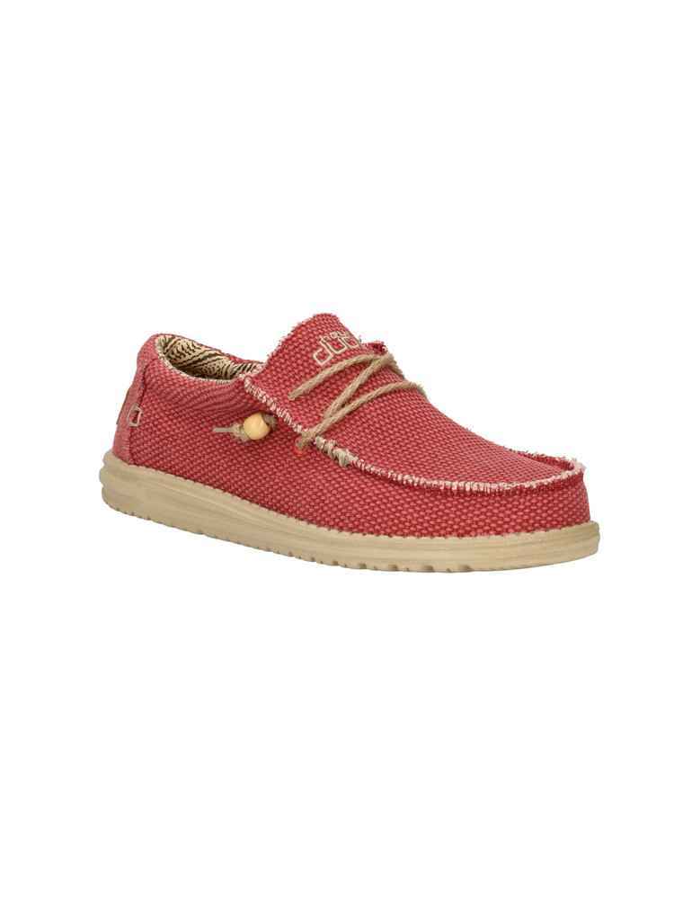 SCARPE CASUAL UOMO HEY DUDE WALLY BRAIDED 110626840 ROSSO ORIGINALE PE 2022