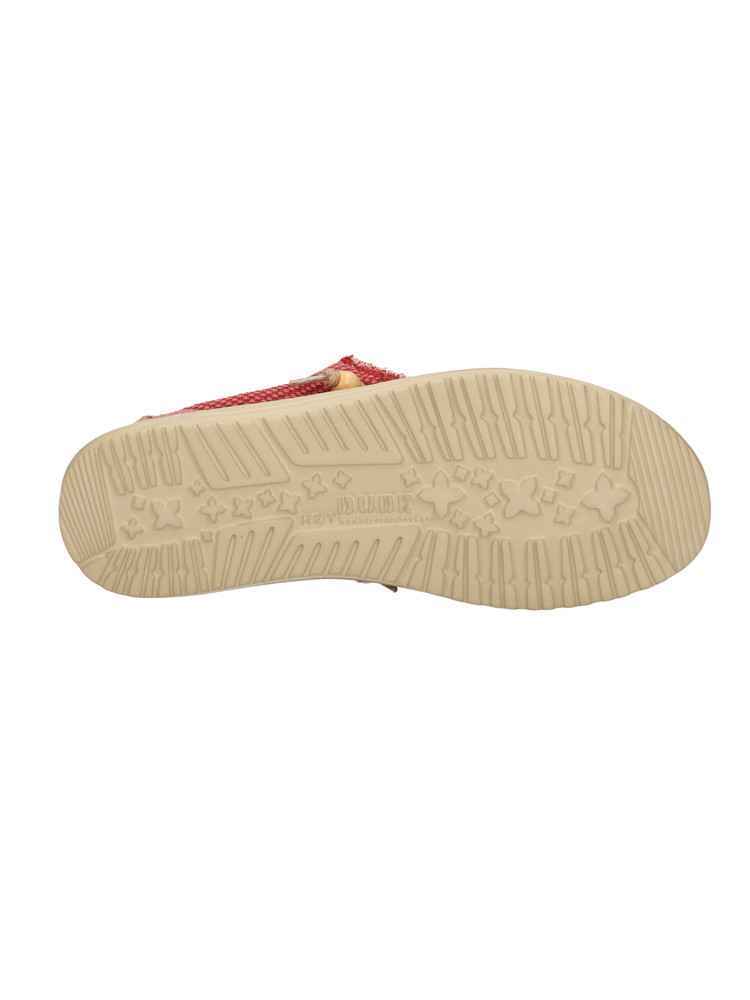 SCARPE CASUAL UOMO HEY DUDE WALLY BRAIDED 110626840 ROSSO ORIGINALE PE 2022