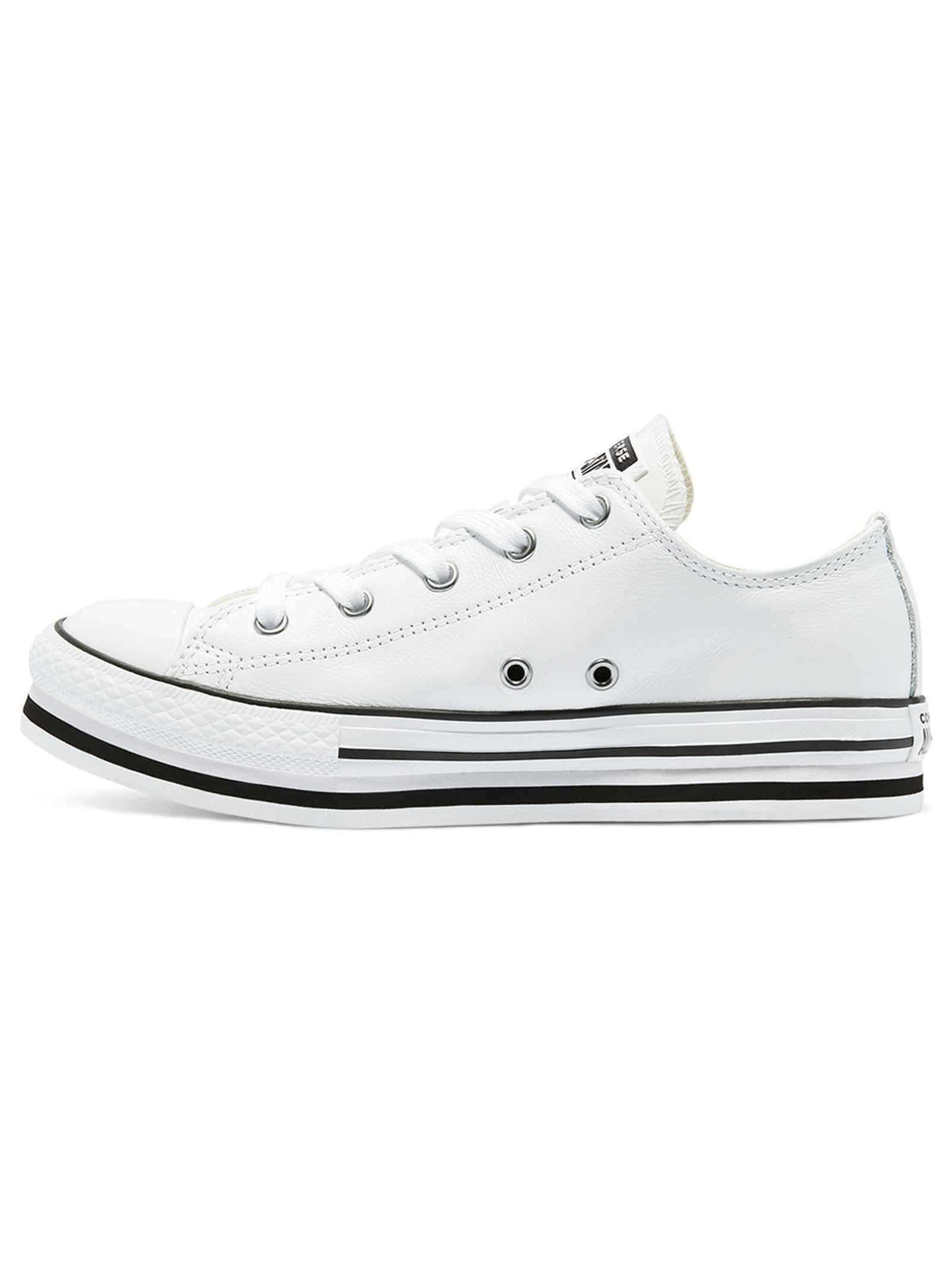 SCARPE SNEAKERS DONNA CONVERSE CTAS EVA 669709C PELLE BIANCO ORIGINALE PE 2022