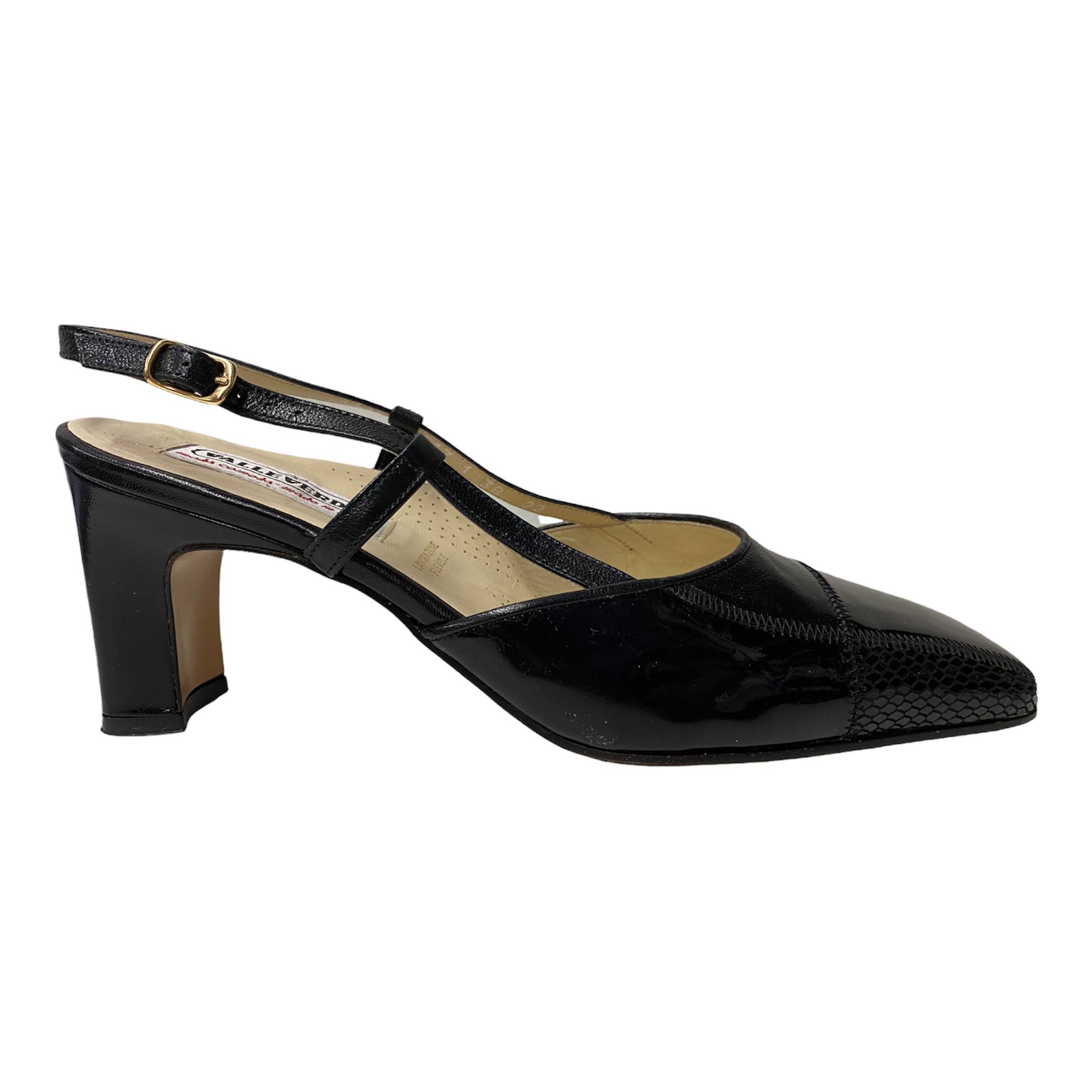 SCARPE DECOLTE SANDALI DONNA VALLEVERDE 3315 PELLE 006 NERO ORIGINALE PE