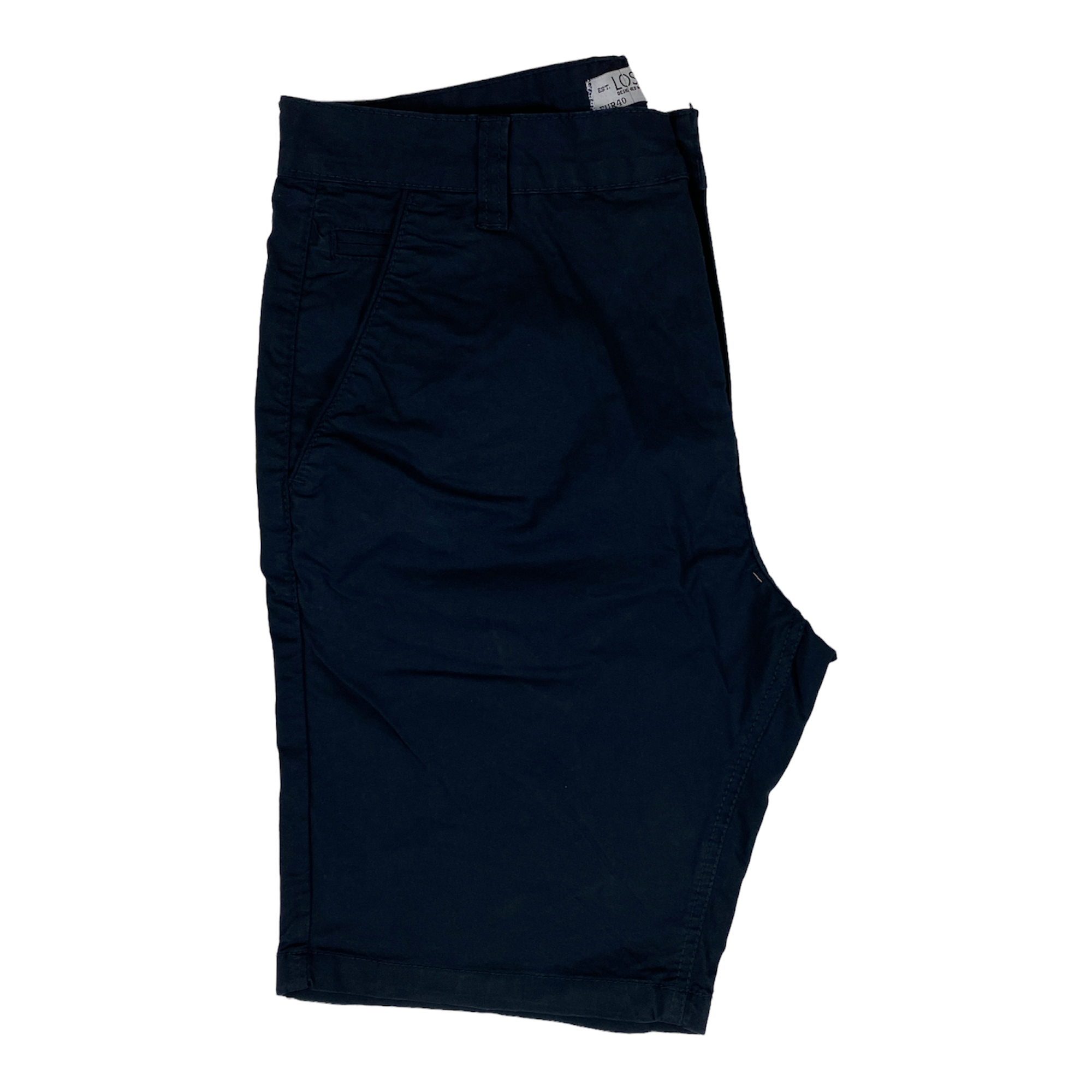 PANTALONCINO SHORT BERMUDA UOMO LOSAN C01 9E25AA COTONE BLU ORIGINALE PE 2022