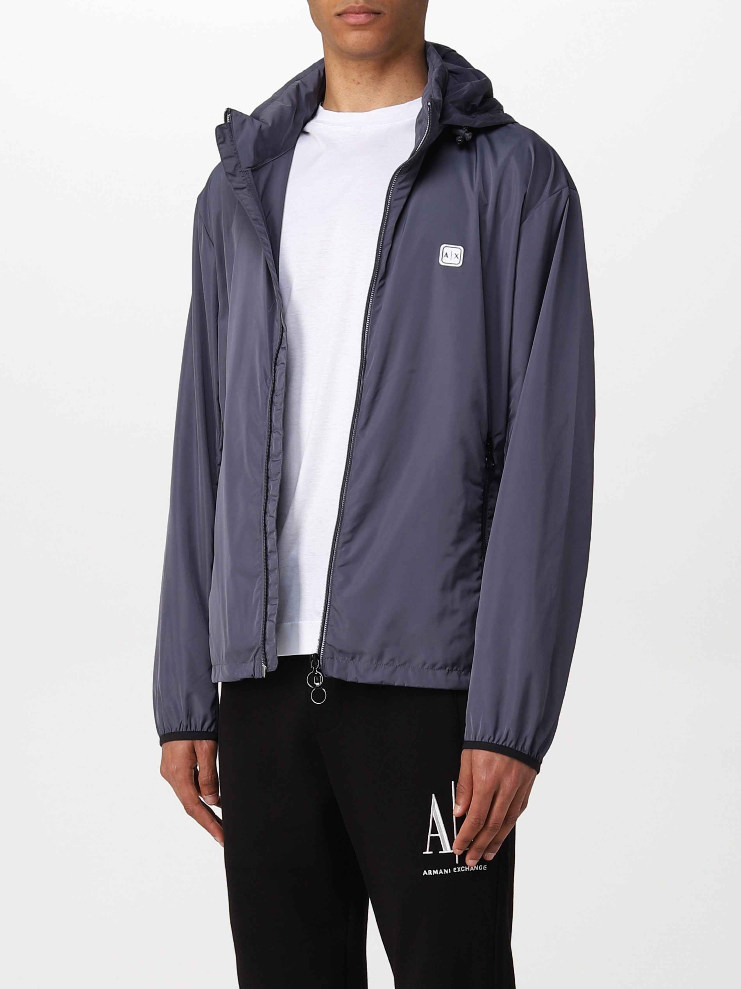 GIUBBINO GIACCA UOMO AX ARMANI EXCHANGE 8NZB07 ZNWFZ BLU ORIGINALE PE 2022