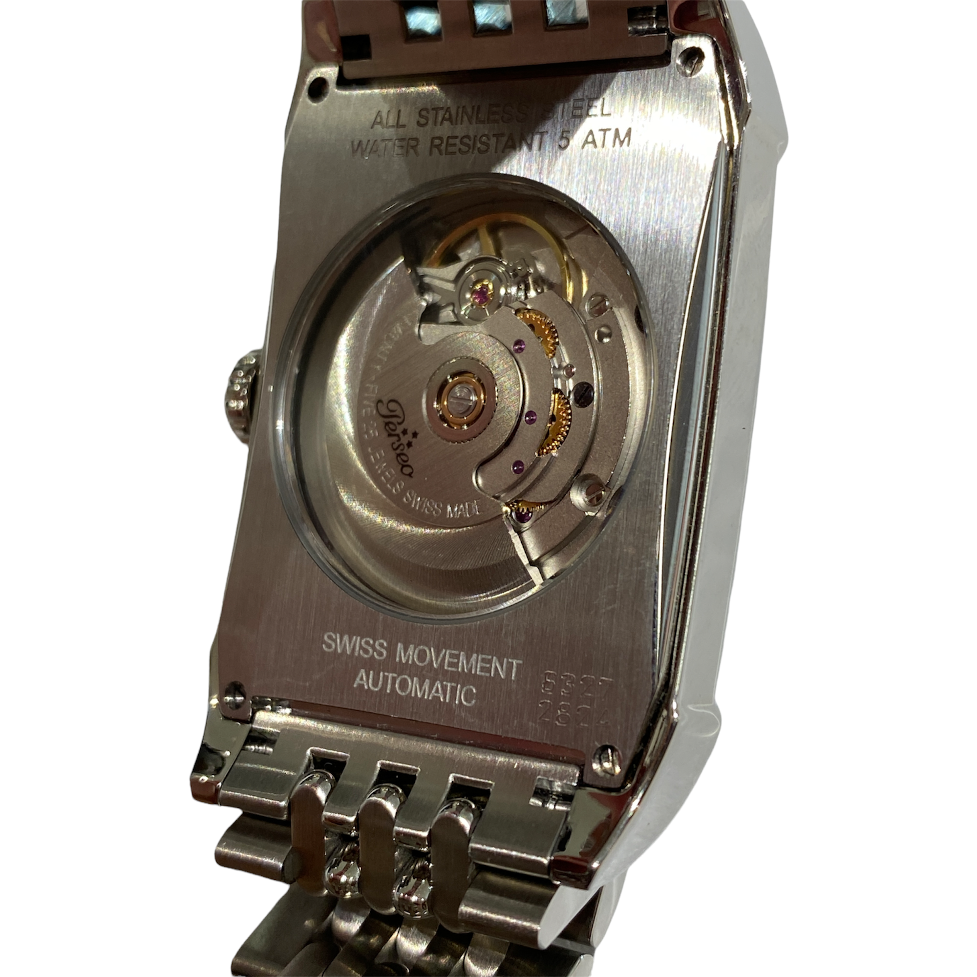 OROLOGIO TEMPO UOMO PERSEO TWIN BOX ACCIAIO ETA 2824 BIANCO ORIGINALE 2022