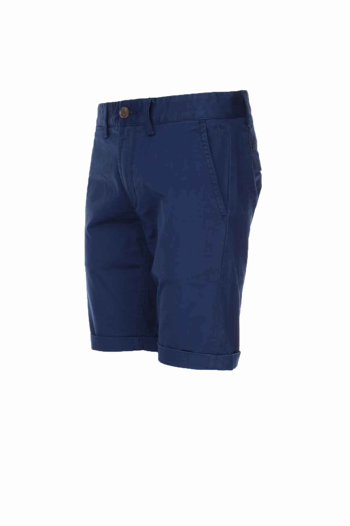 BERMUDA SHORT UOMO SUN68 SUN 68 FOLD B30101 COTONE BLU ORIGINALE PE 2020